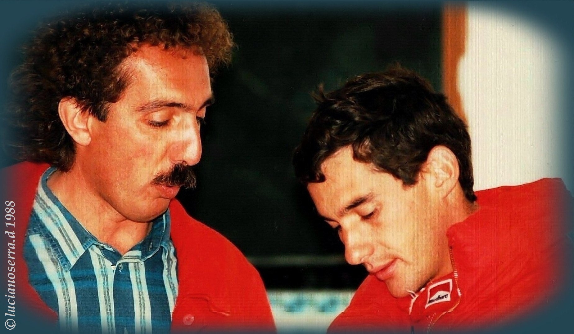 Angelo Orsi e Ayrton Senna - 21 marzo 1988