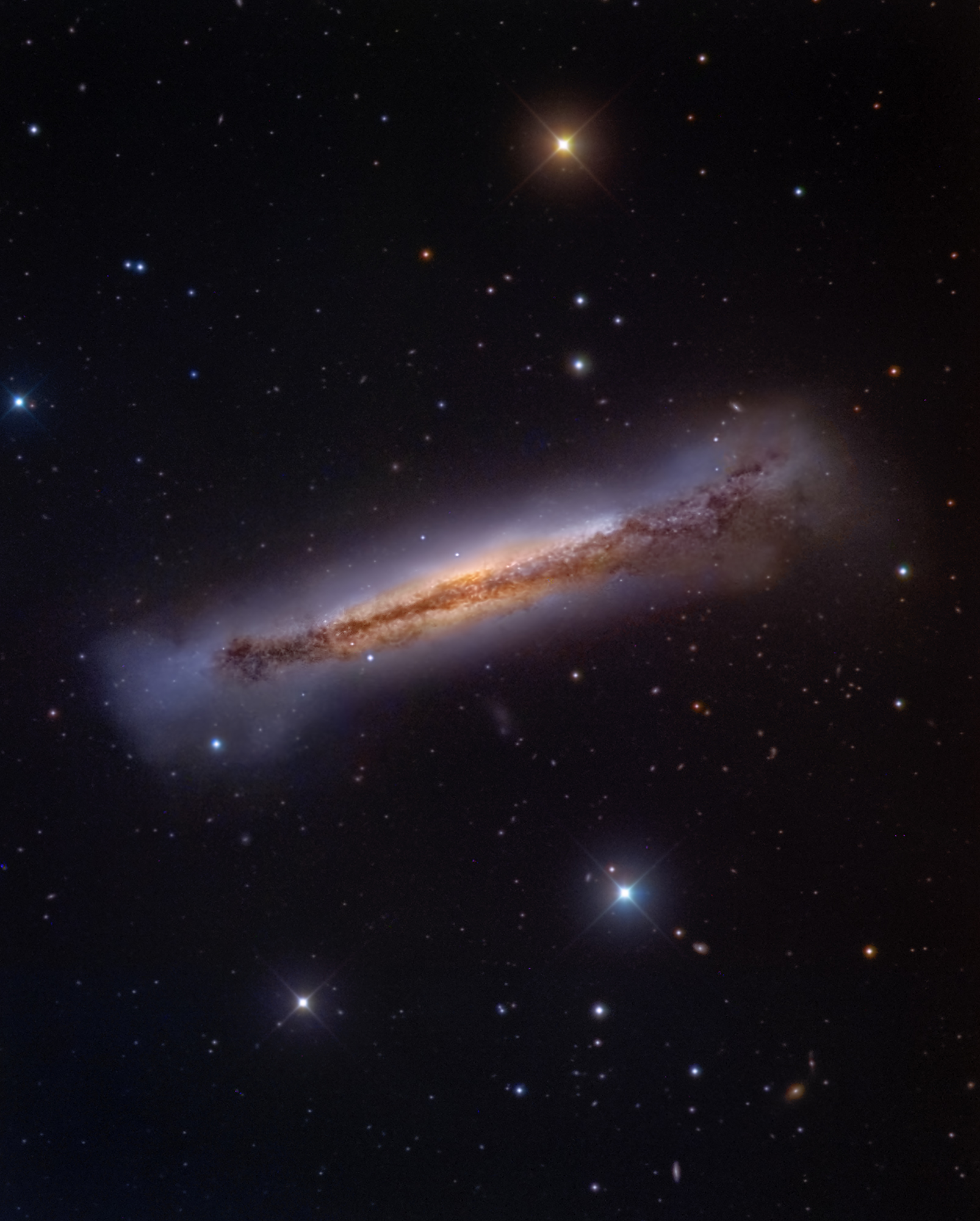 NGC 3628 - Galassia Hamburger