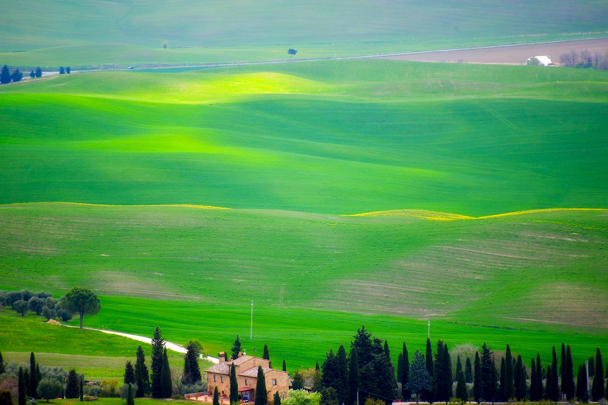 Light and colours in Val d'orcia
