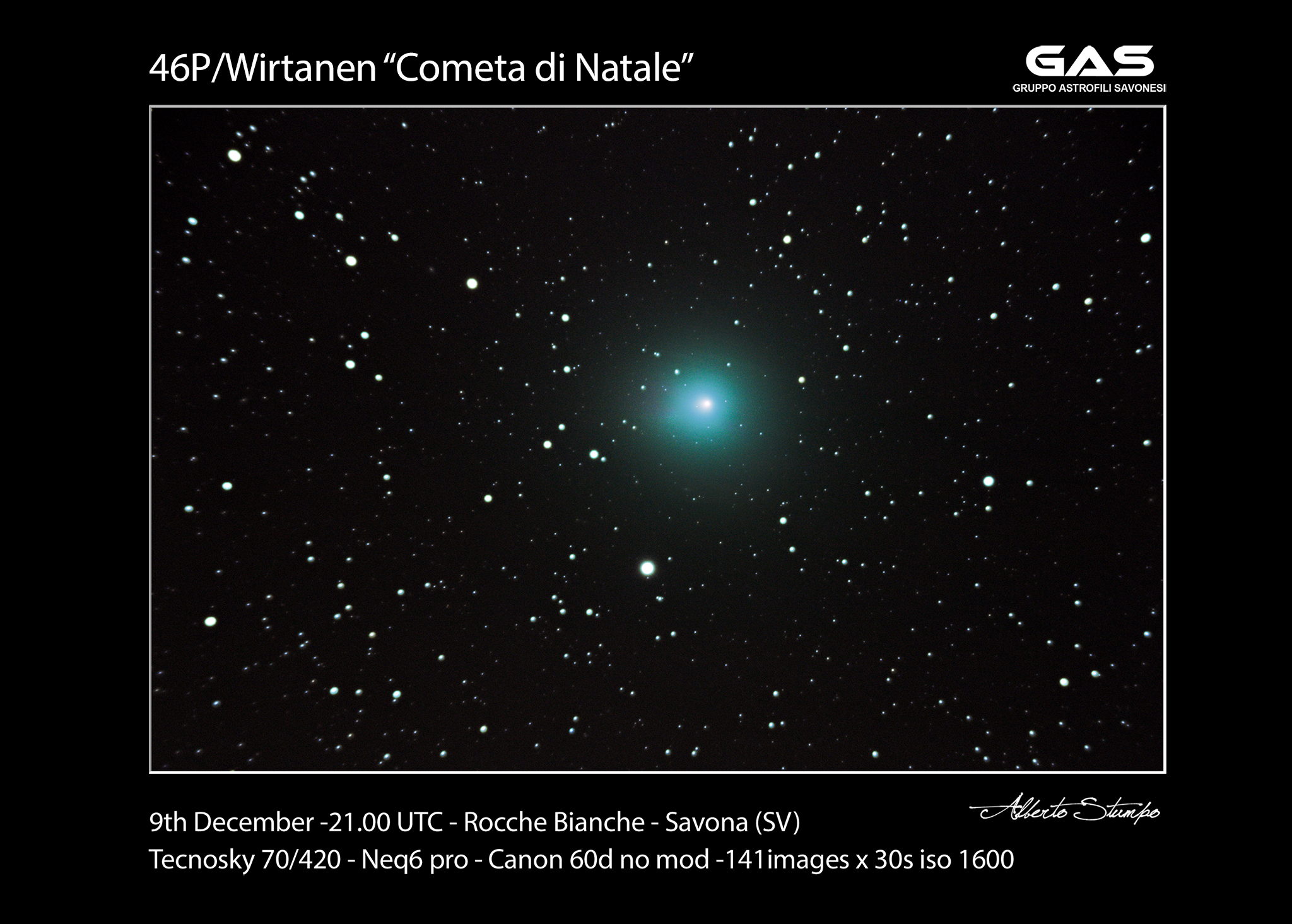 Comet 46p Wirtanen
