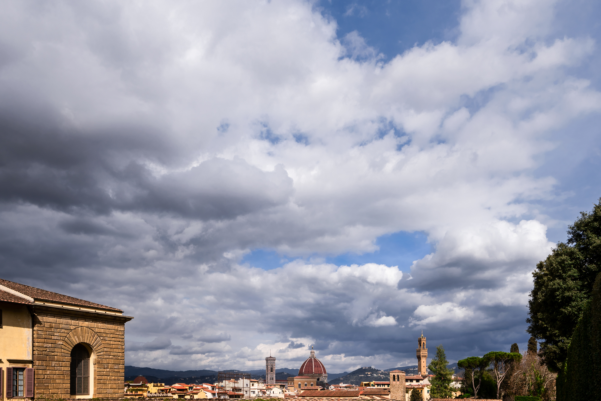 Skyline di Firenze da Palazzo Pitti