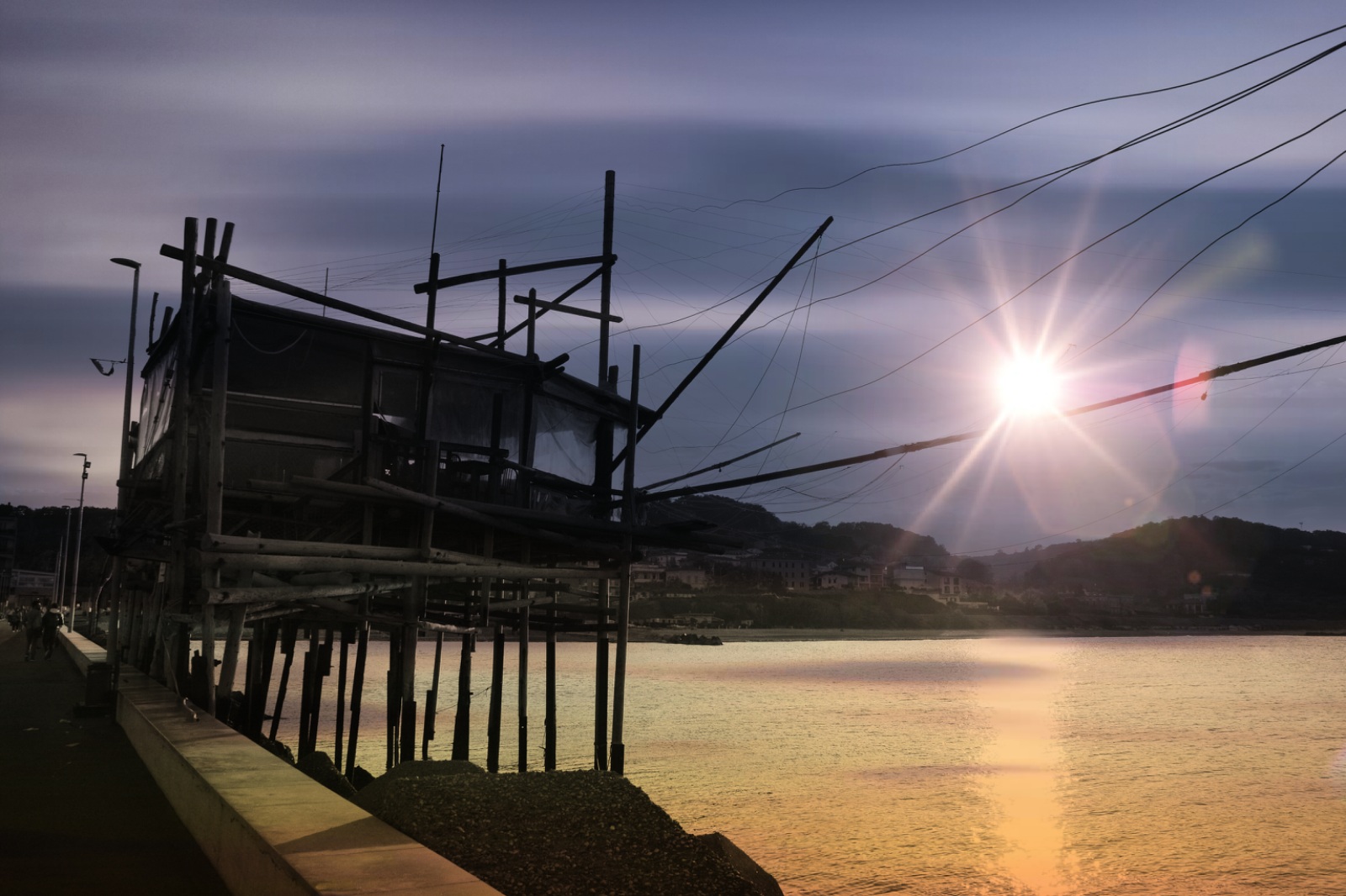 Tramonto sul trabocco