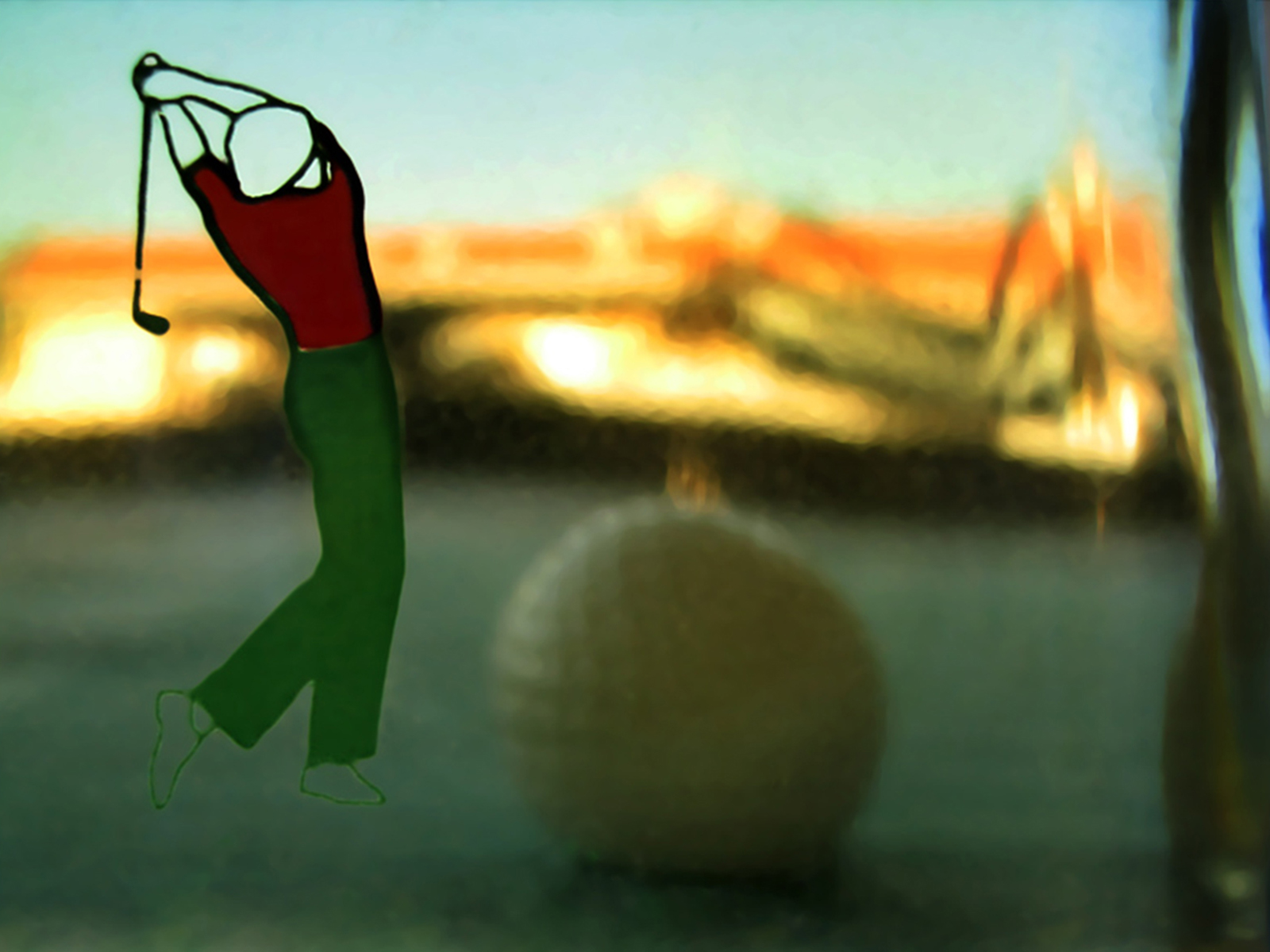 A shot against the sky