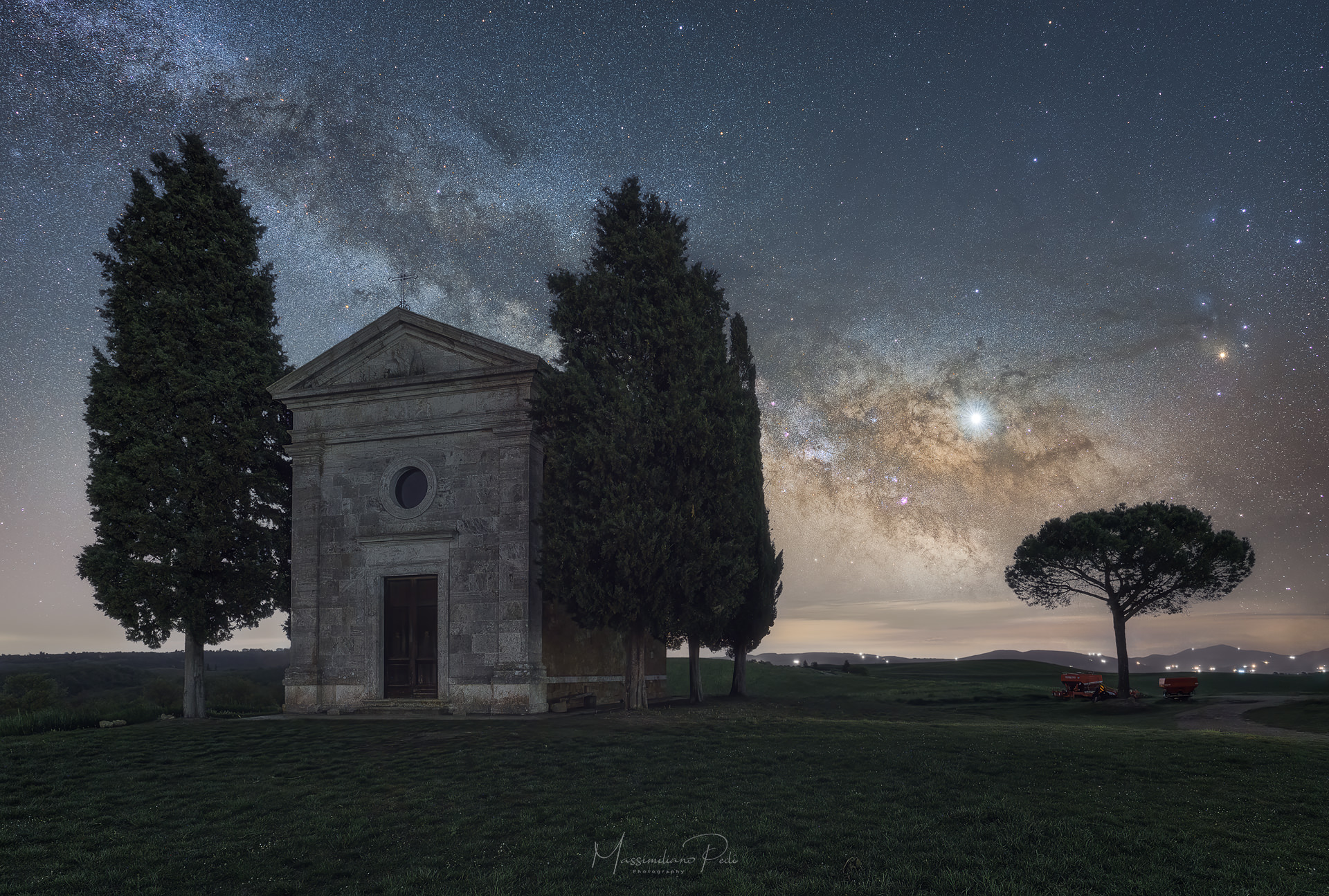 The Milky Way from the Vitaleta Chapel