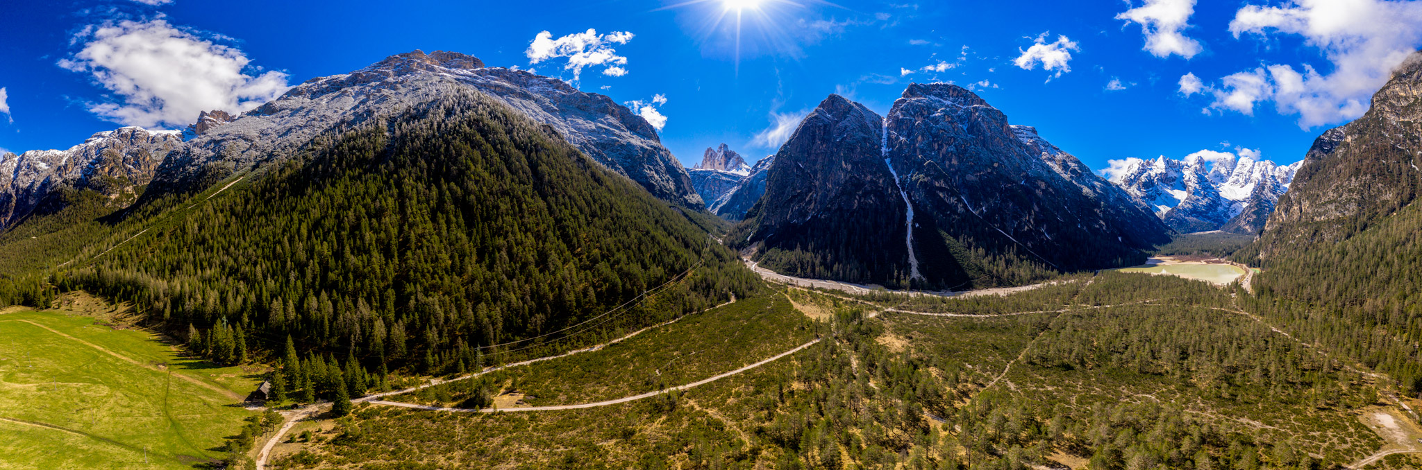 Three peaks of Lavaredo Panorama shot
