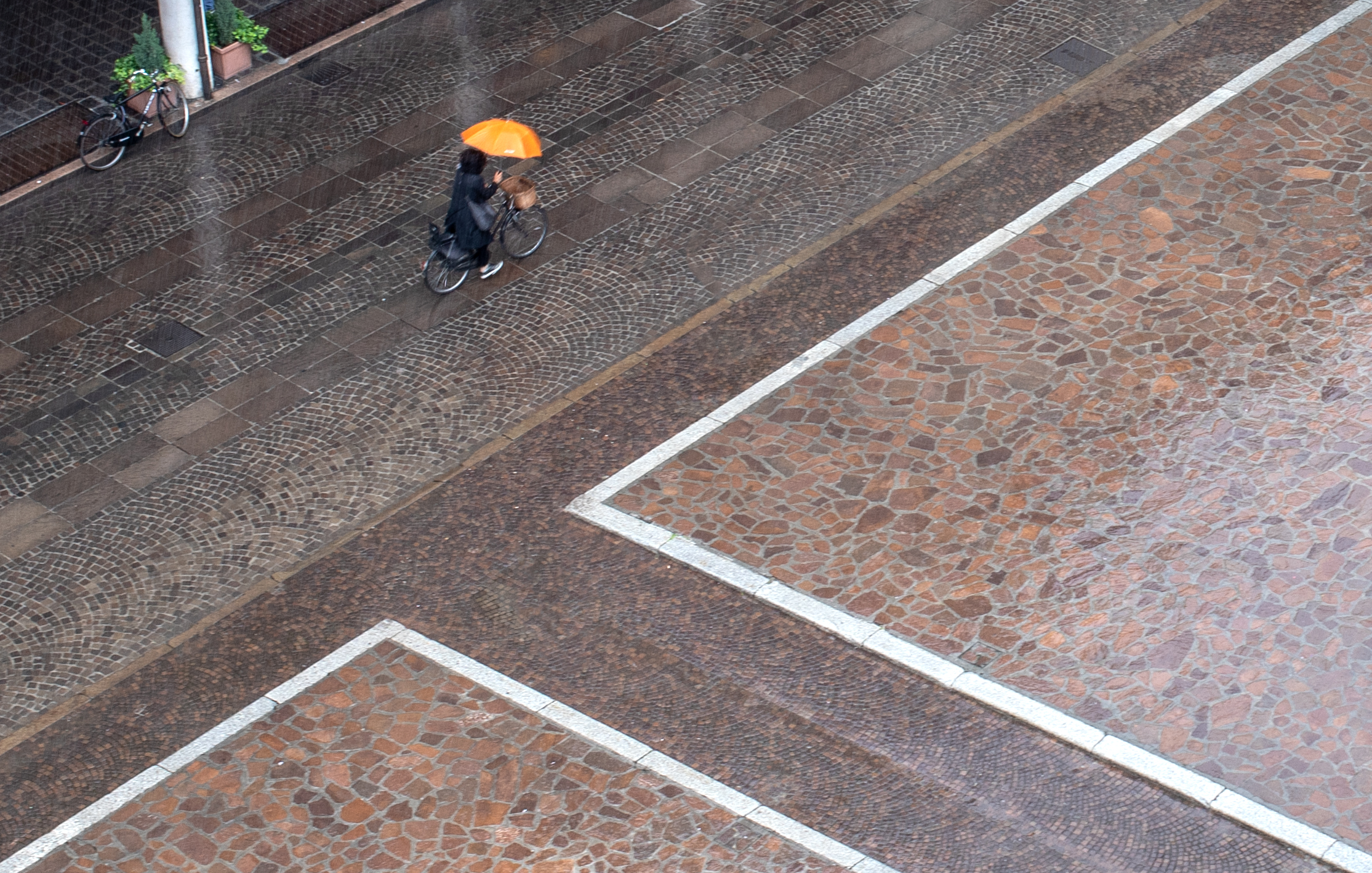 ride in the rain