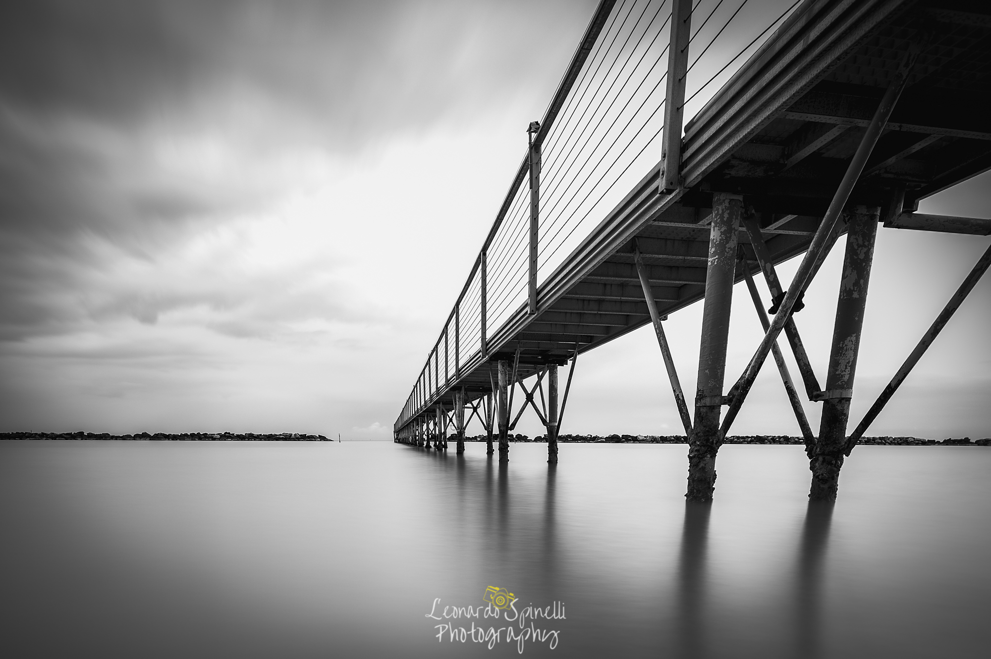 B&W Landscape in San Mauro a Mare