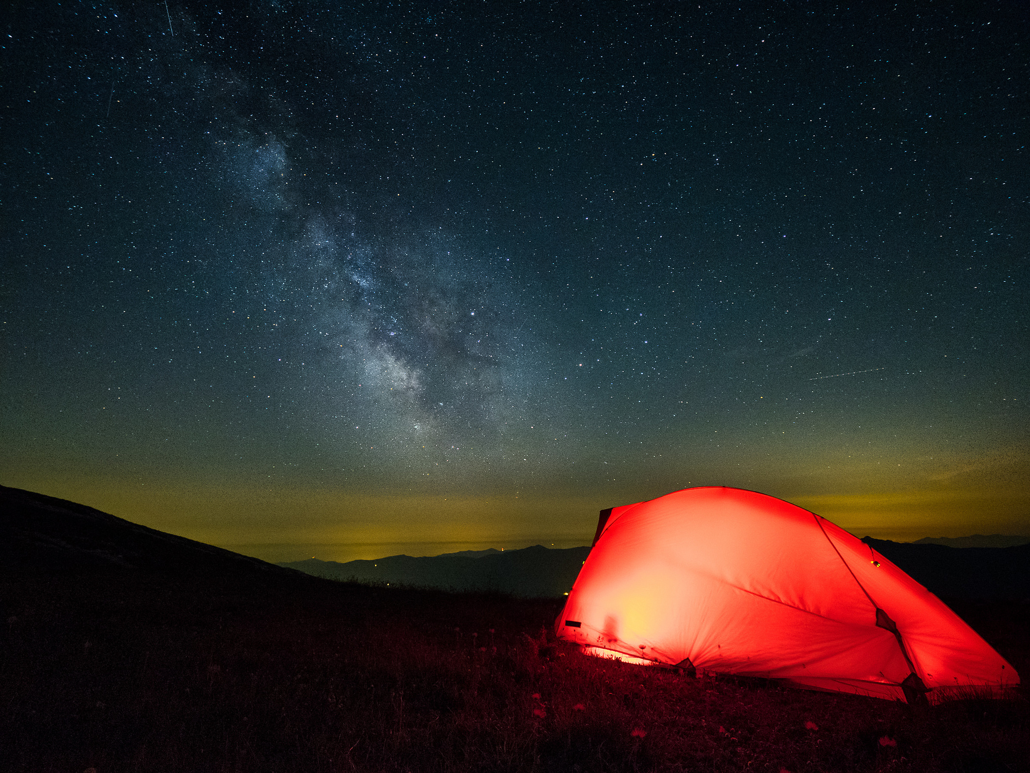 Milky Way on top Mongioie