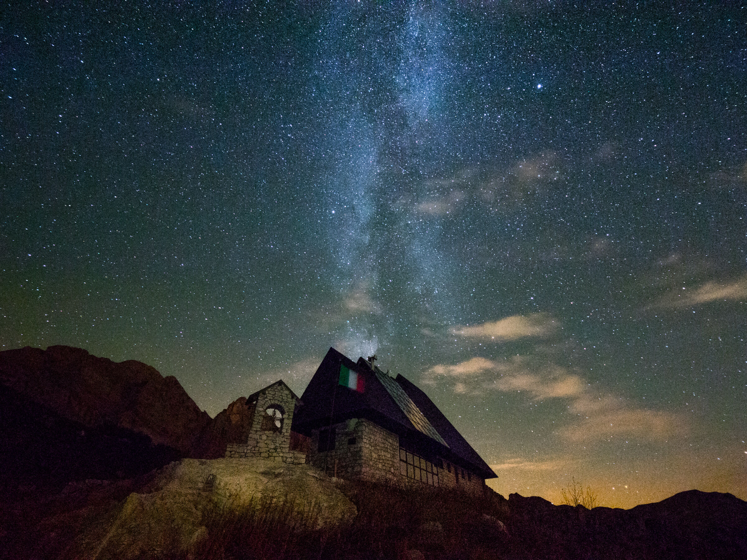 Milky Way at Rifugio Garelli