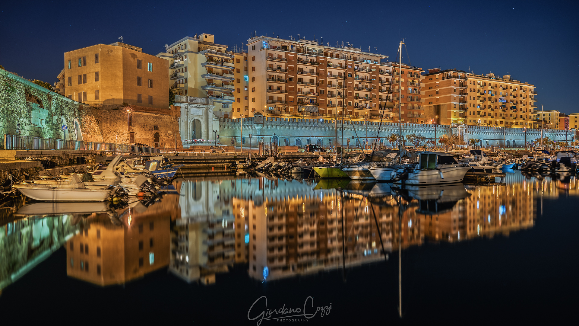 Baia di Civitavecchia city