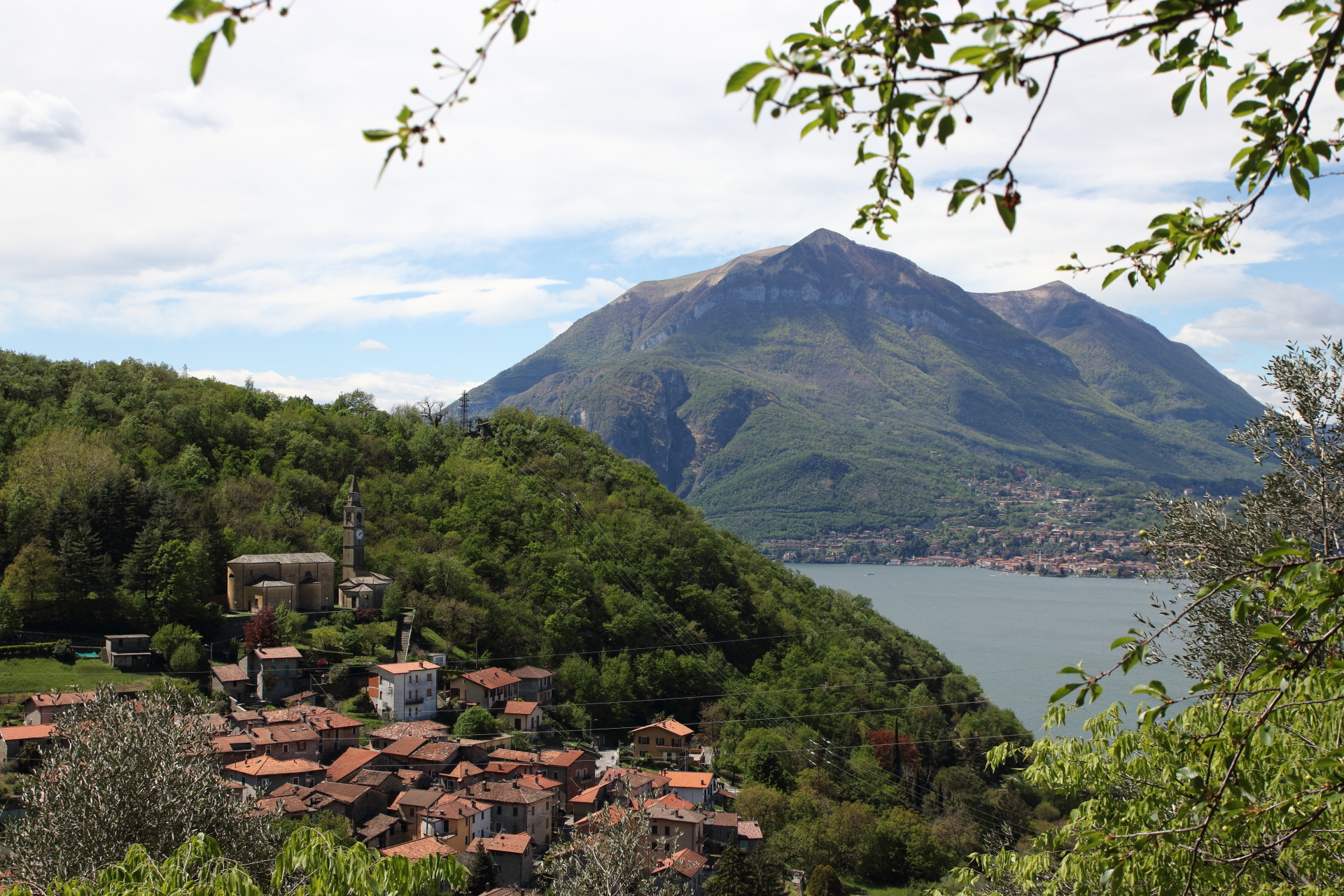 Lago di Como, vista su Gittana