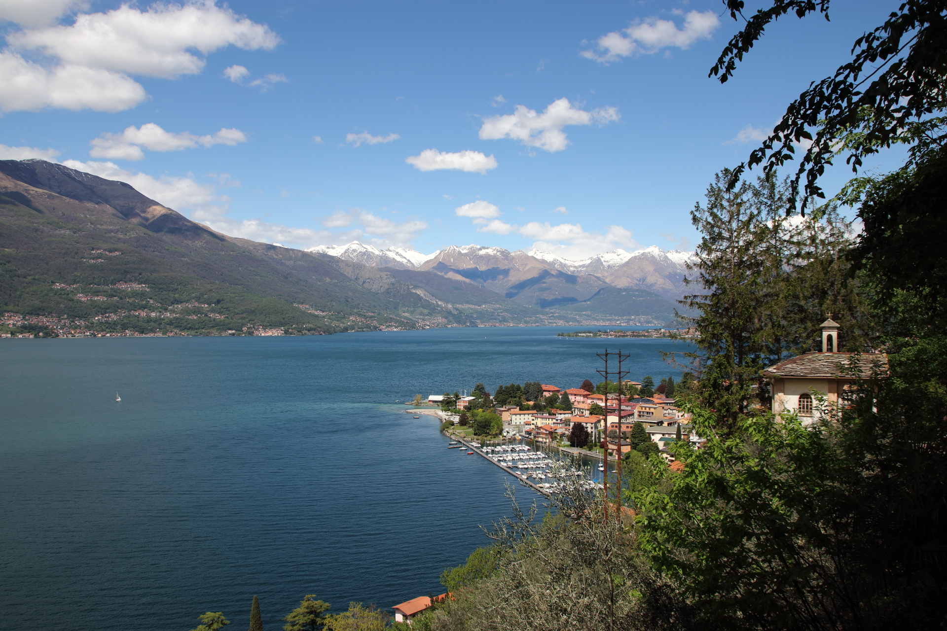 Lago di Como, vista su Bellano