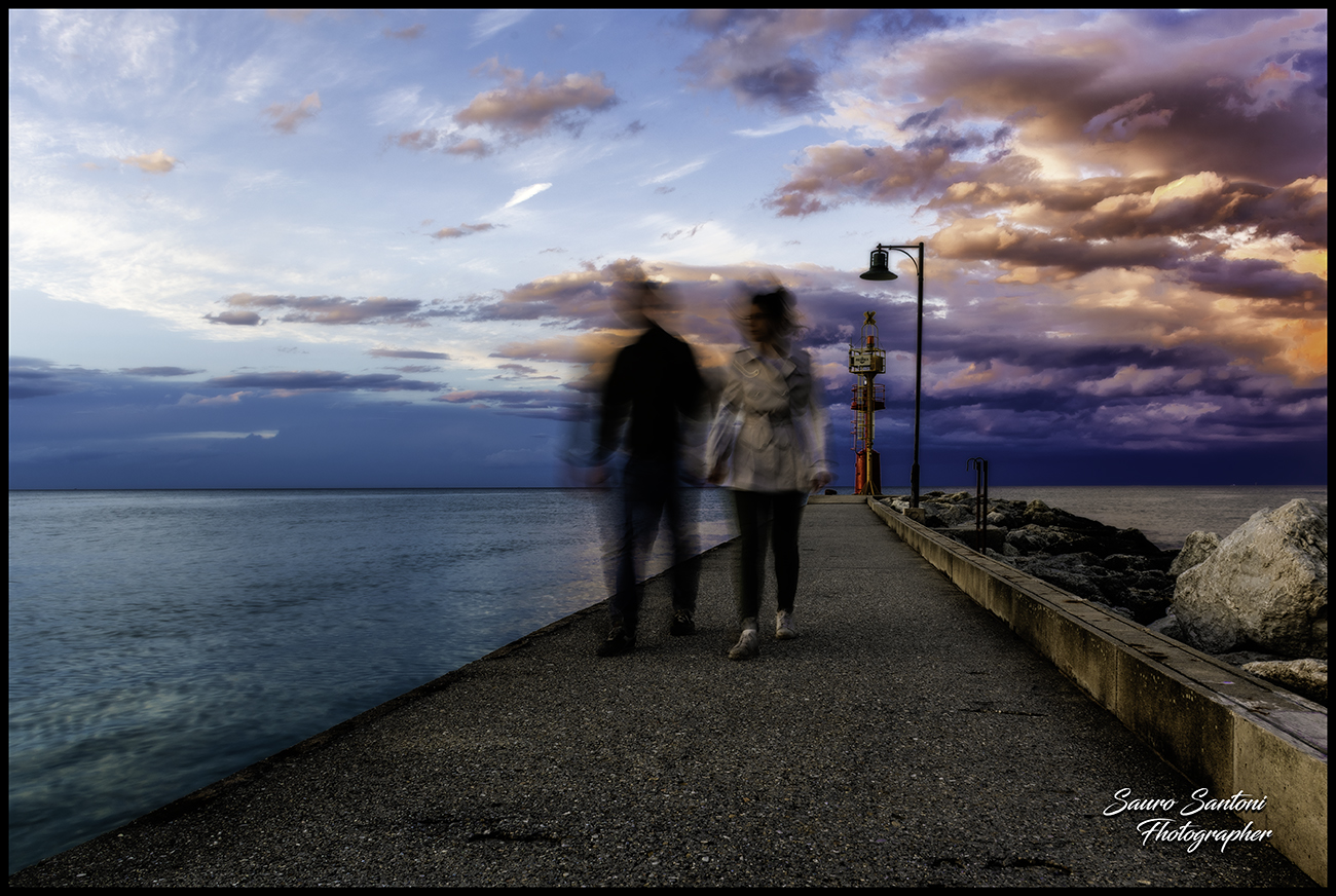 Street...al tramonto