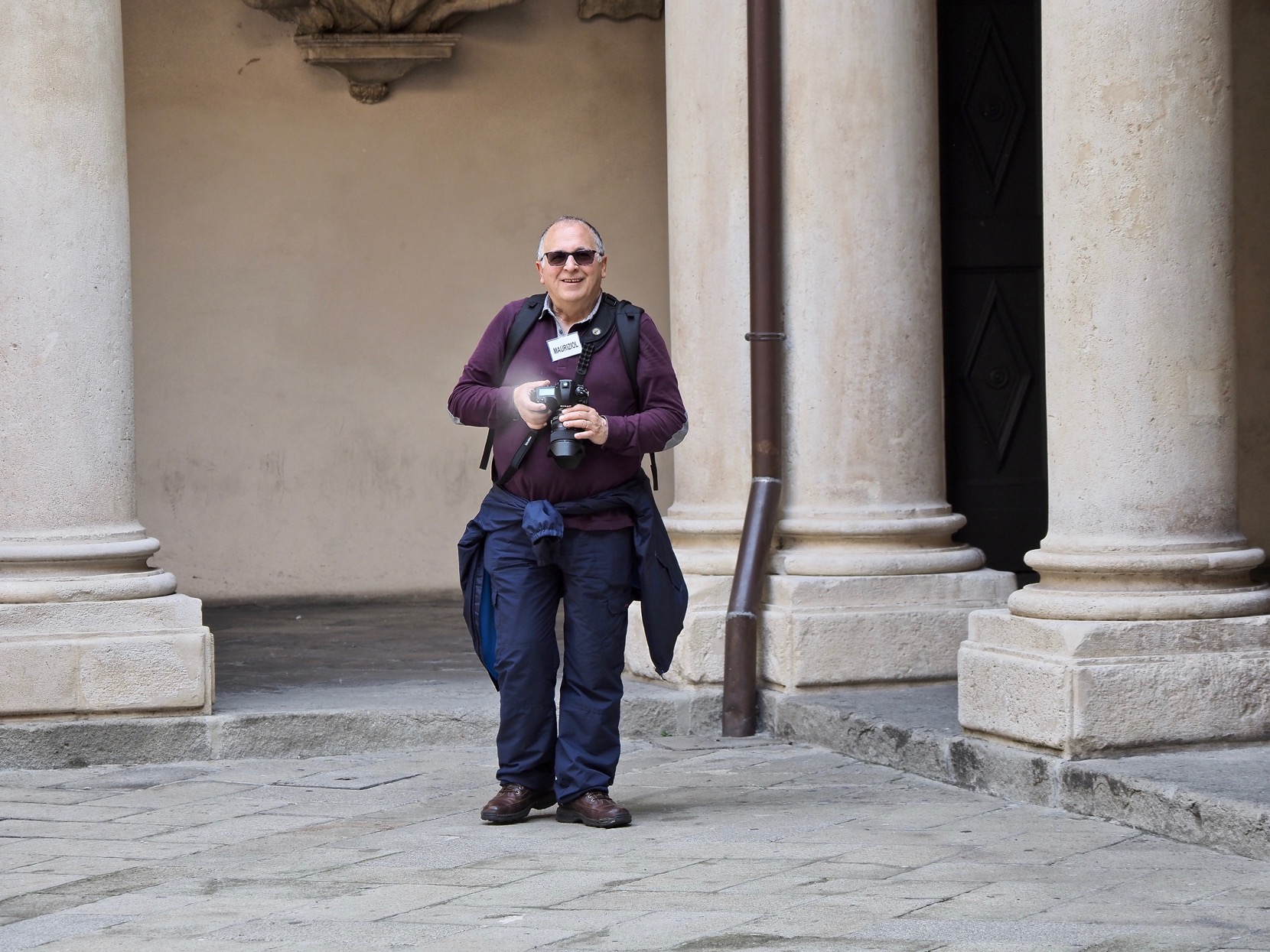 The columns of the photograph...