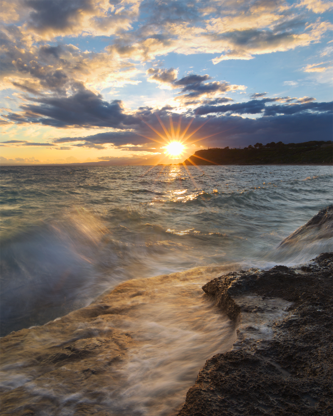 Sunset in Le Castella
