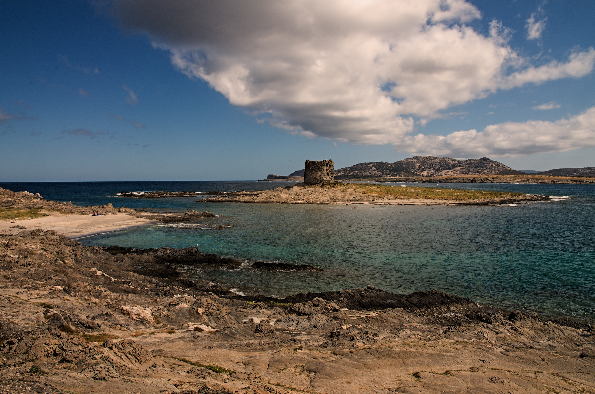 The tower with view on Flat Island