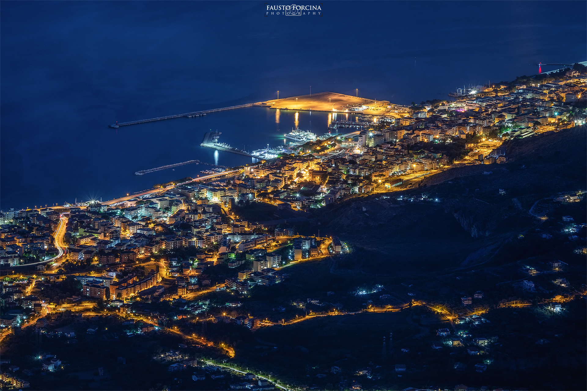 Il Porto di Formia dall'alto