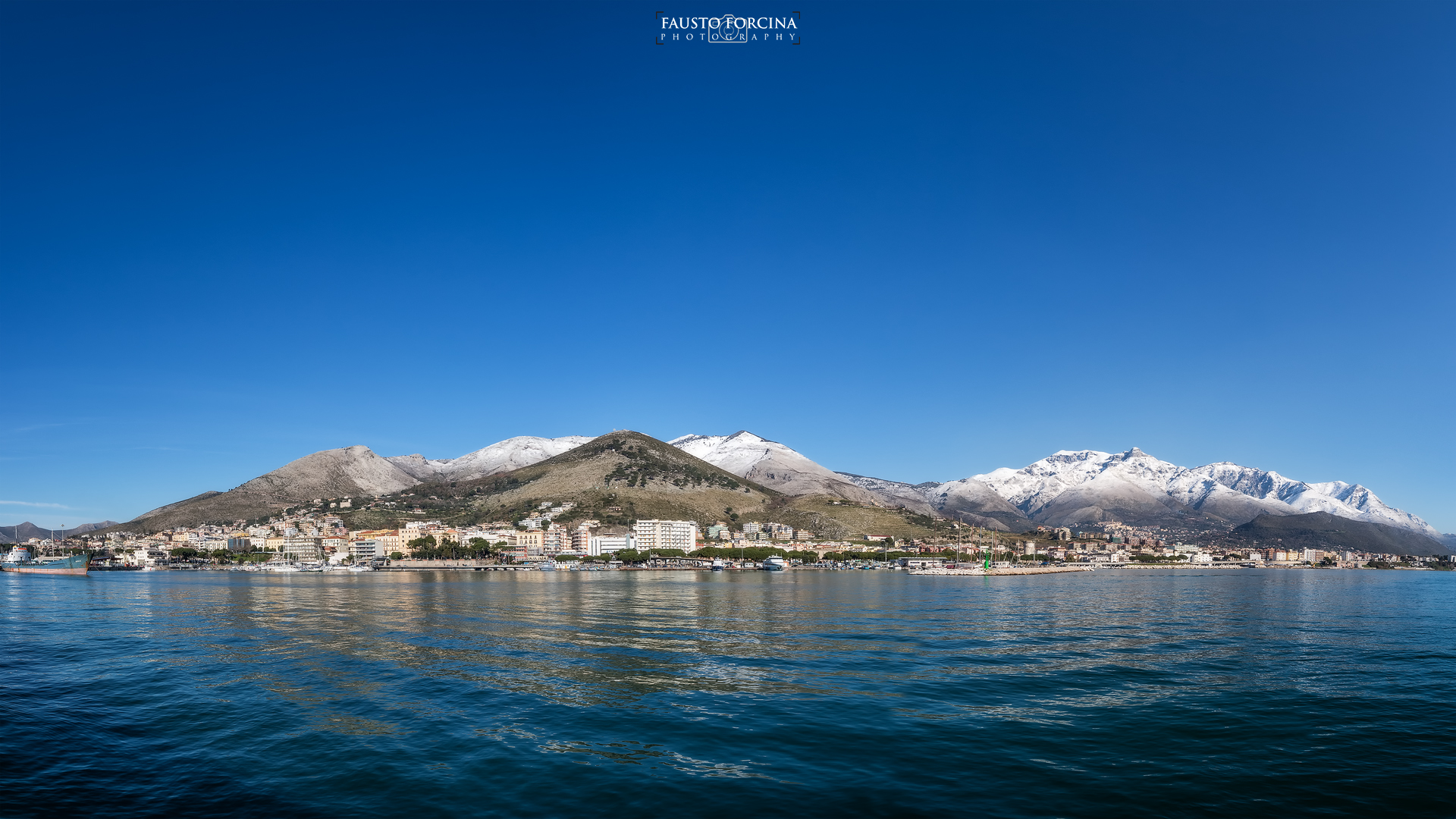 Formia panoramica con la neve