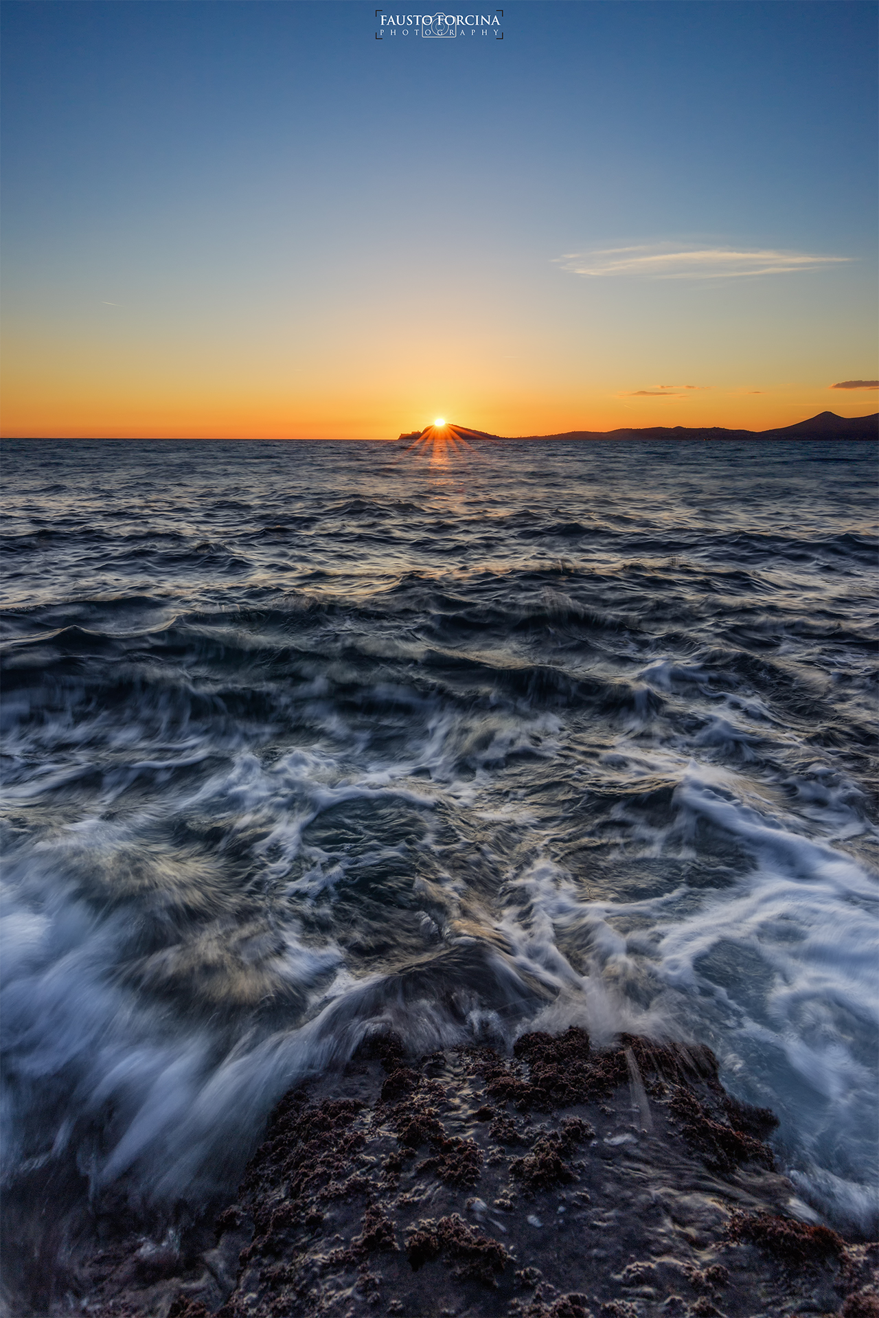Porto Cofeniello al tramonto