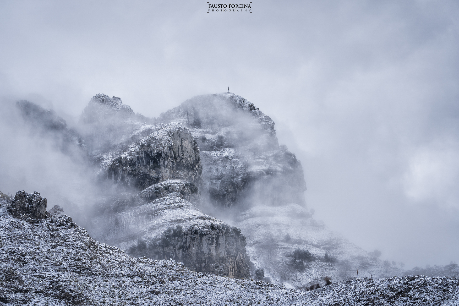 Nebbia e Neve sul Redentore