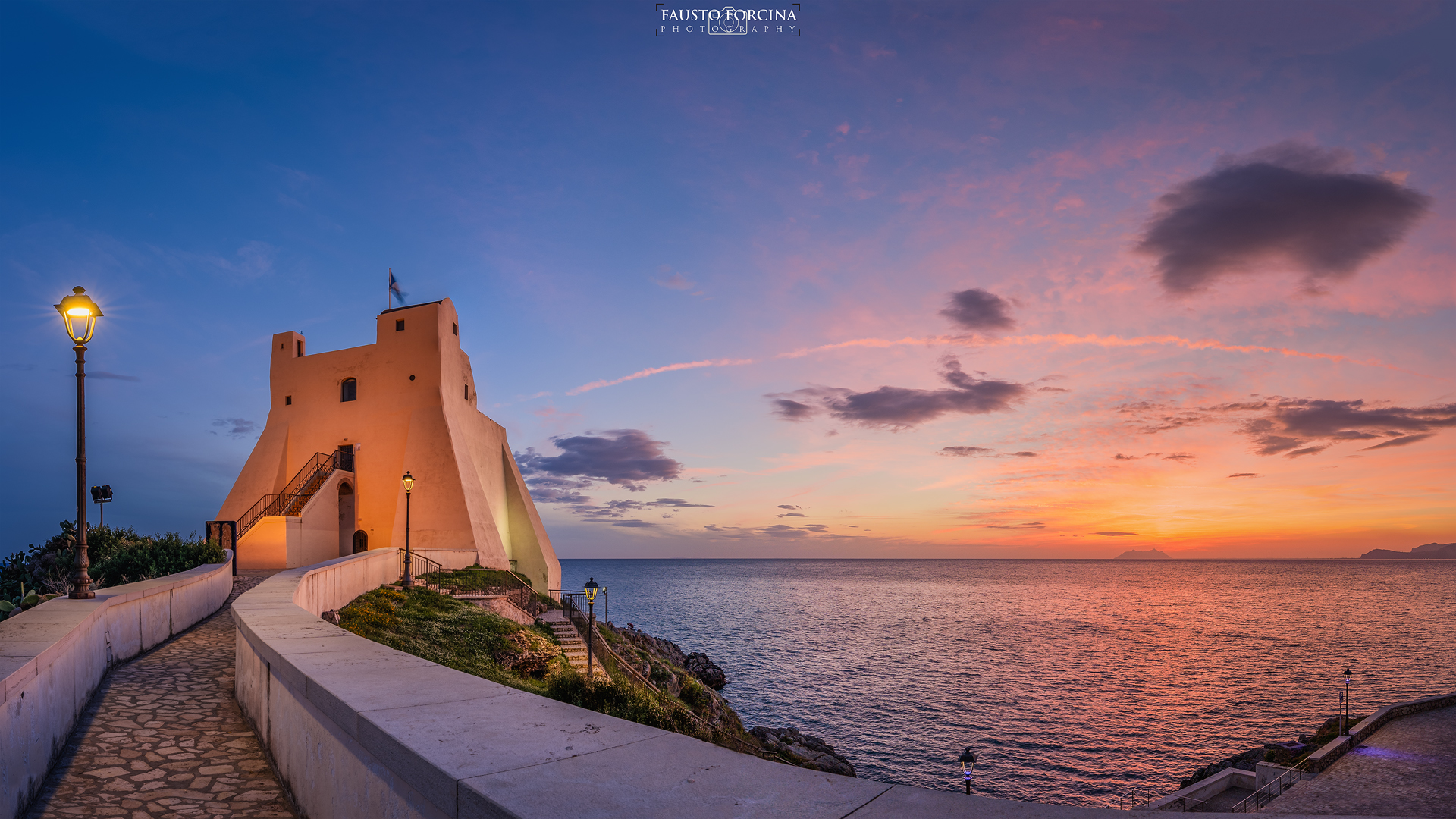 Torre Truglia al tramonto Sperlonga
