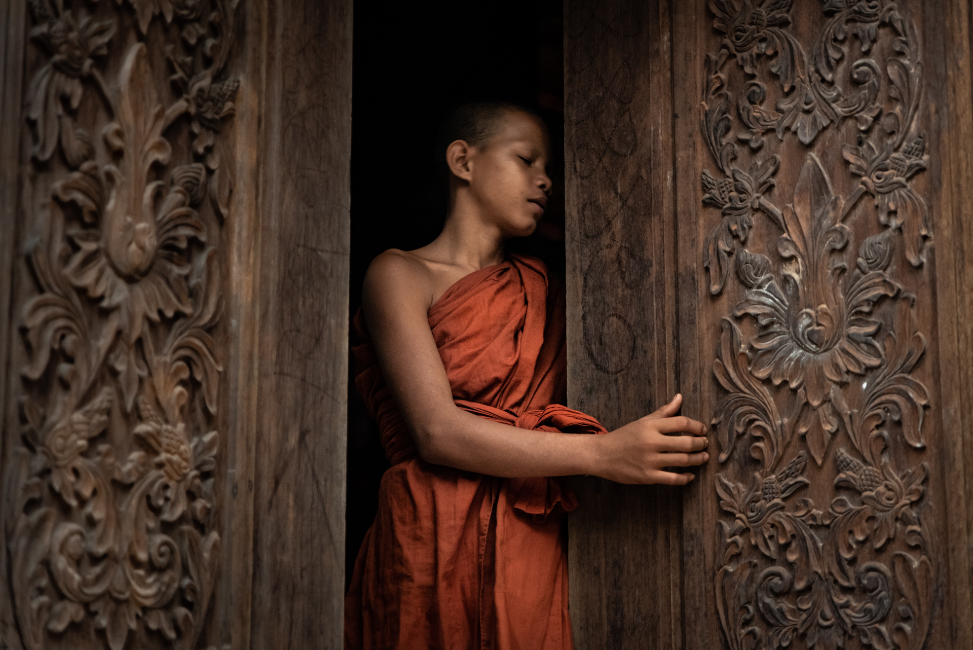 Cambodian monk
