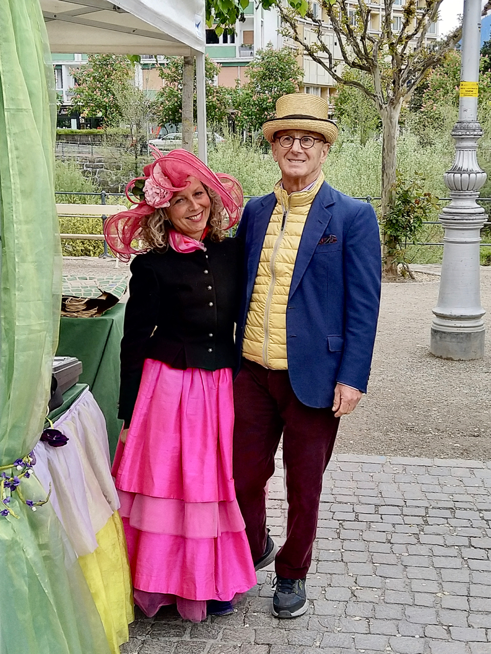 Al mercato dei fiori a Merano