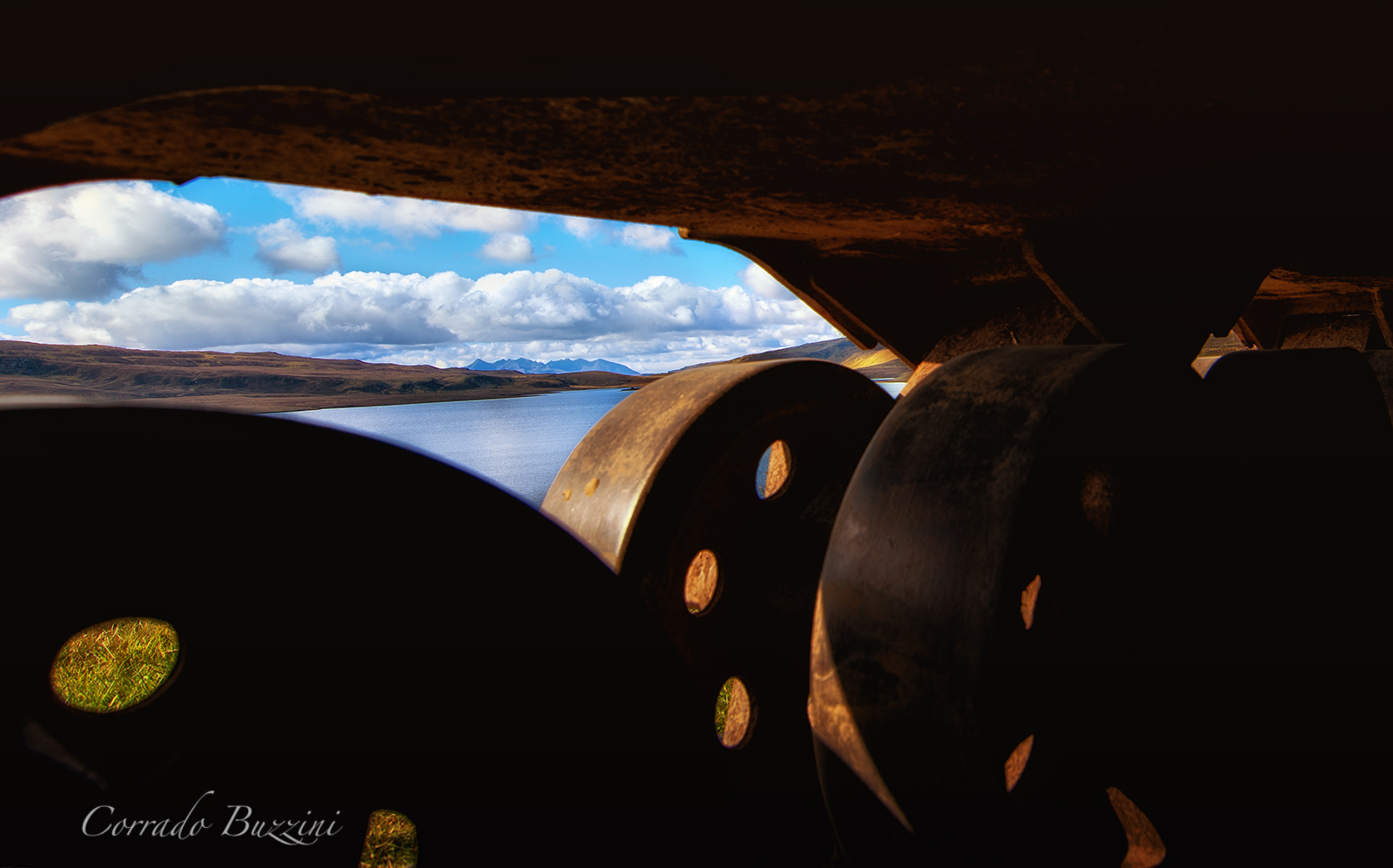 Sotto al catterpillar