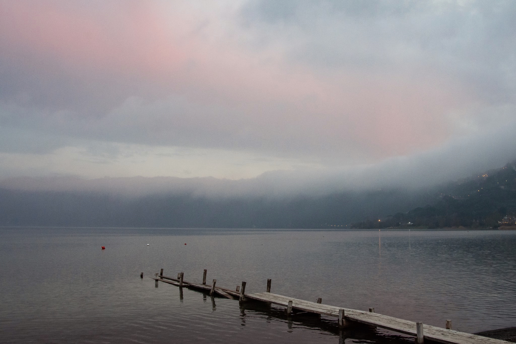 Un insolito tramonto