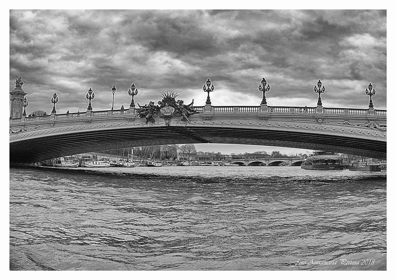 The Alexander III Bridge in Paris