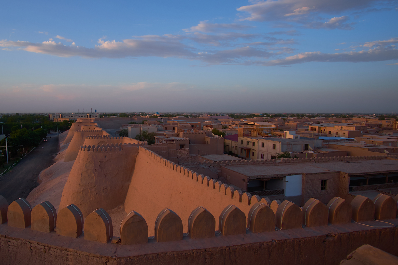 The walls of Khiva
