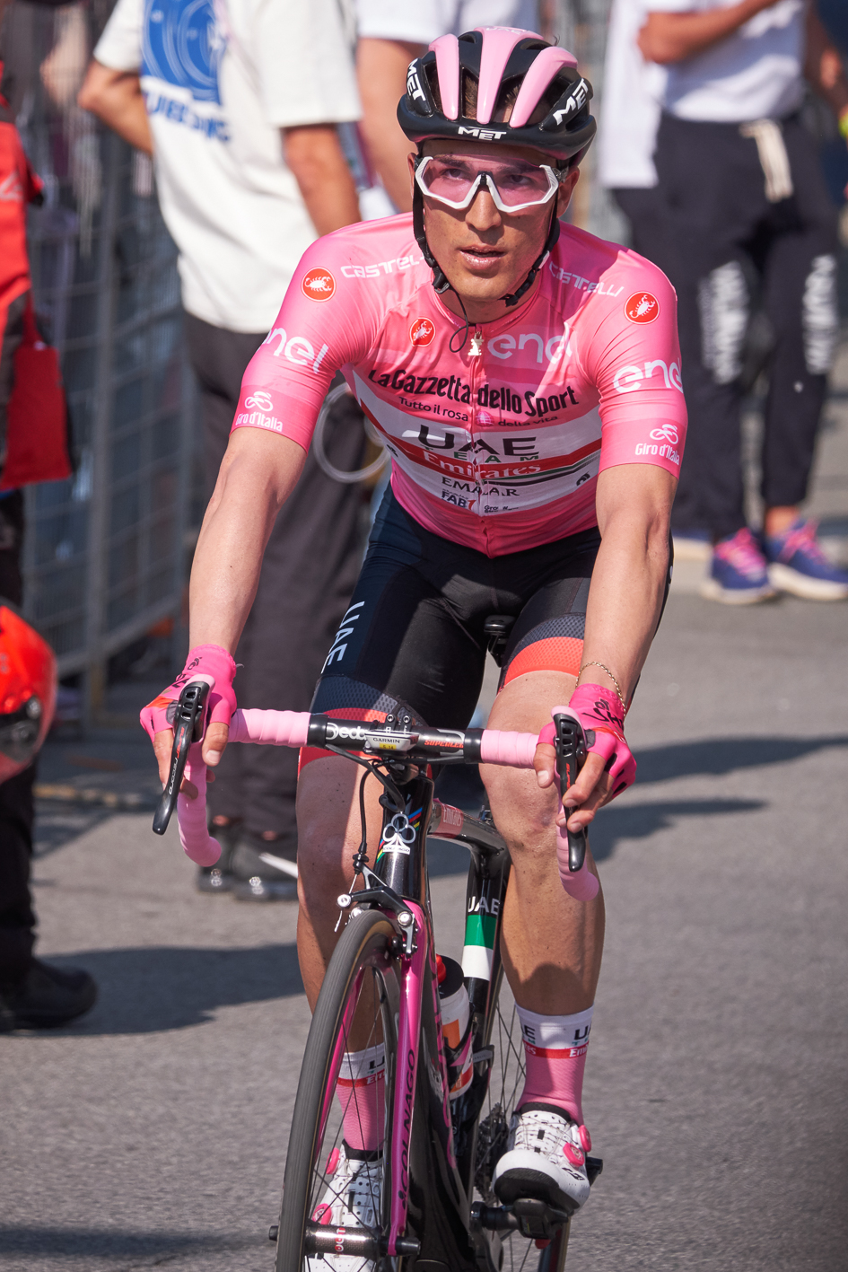 La Maglia Rosa alla 12a tappa