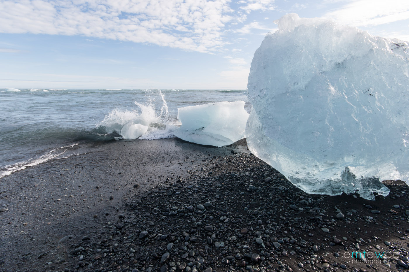 Iceberg su Sandy Beach