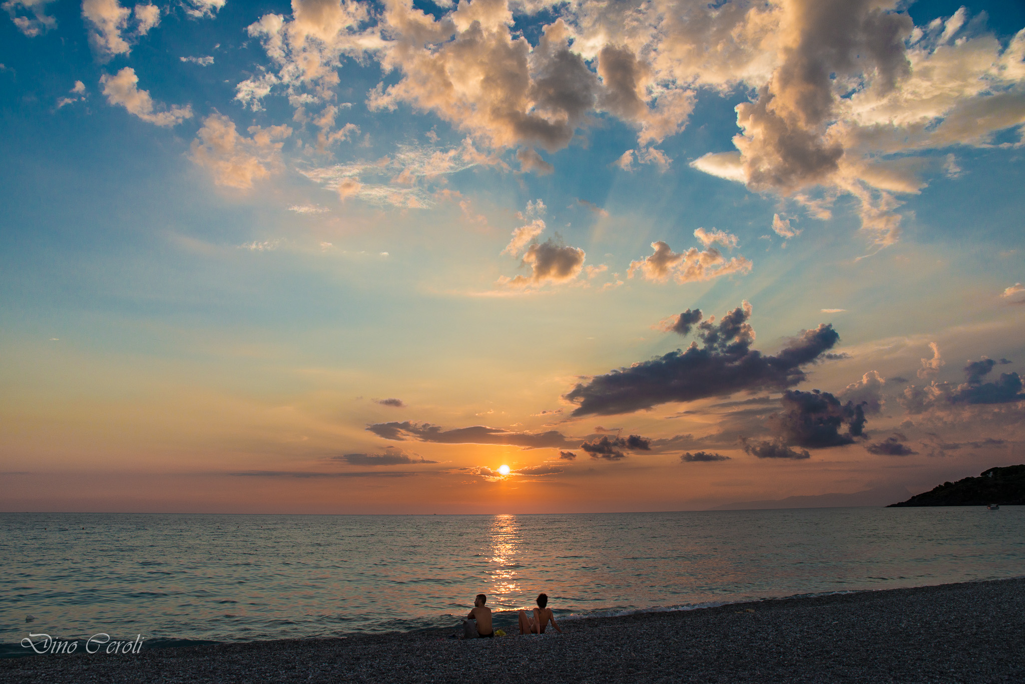 The two of us in the sunset and the soul