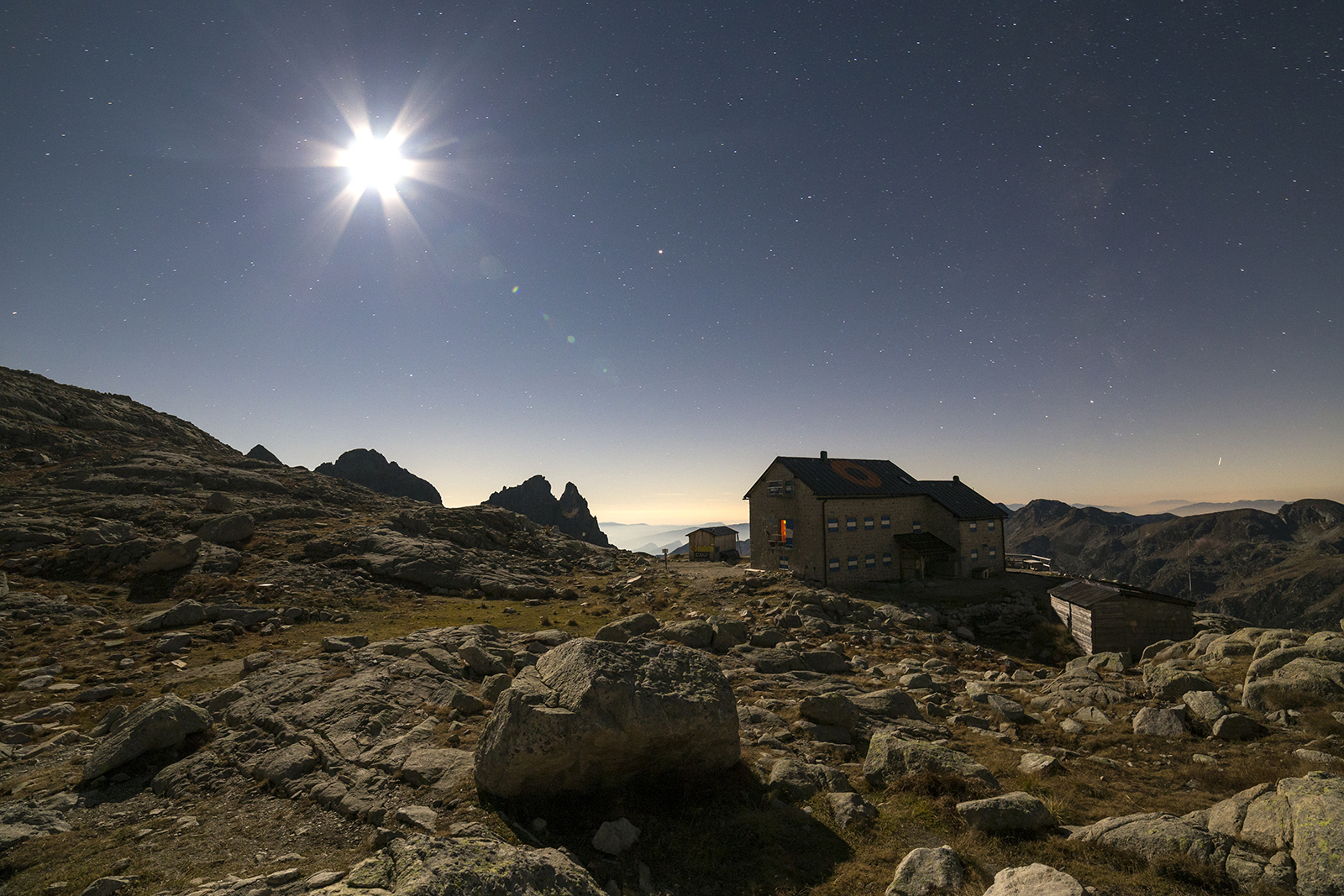 The Brentari and the full moon