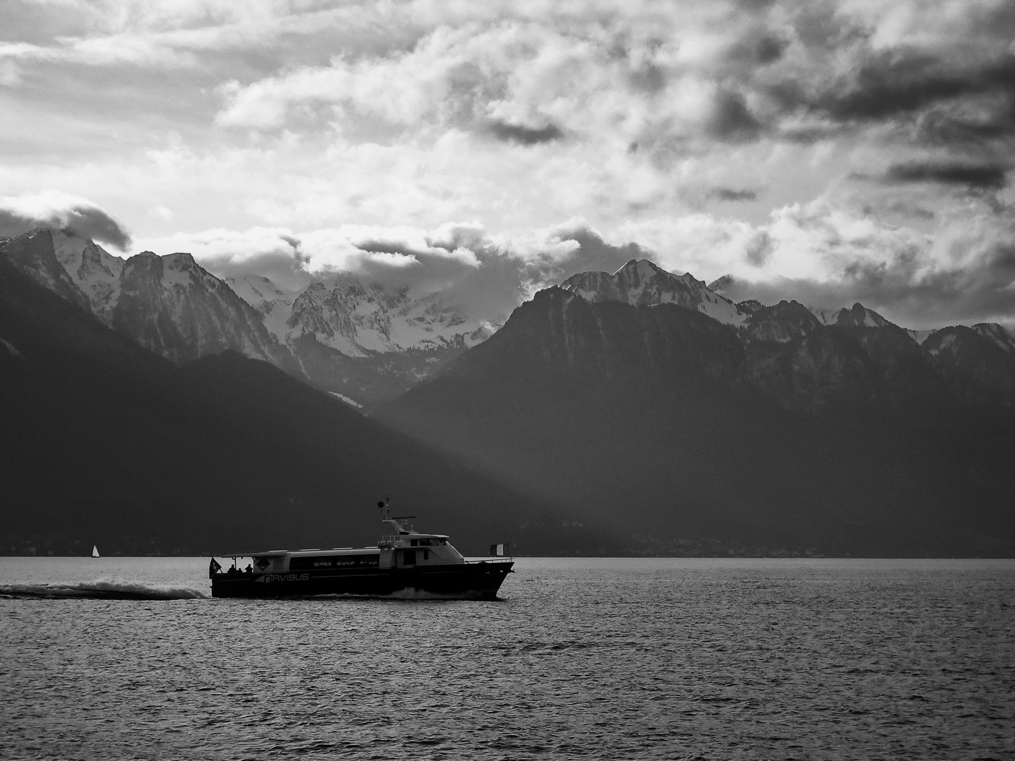 Lake Geneva seen from Montreux