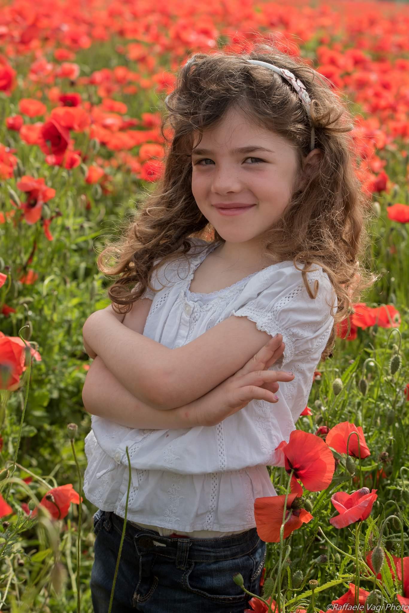 Vanessa and the poppies