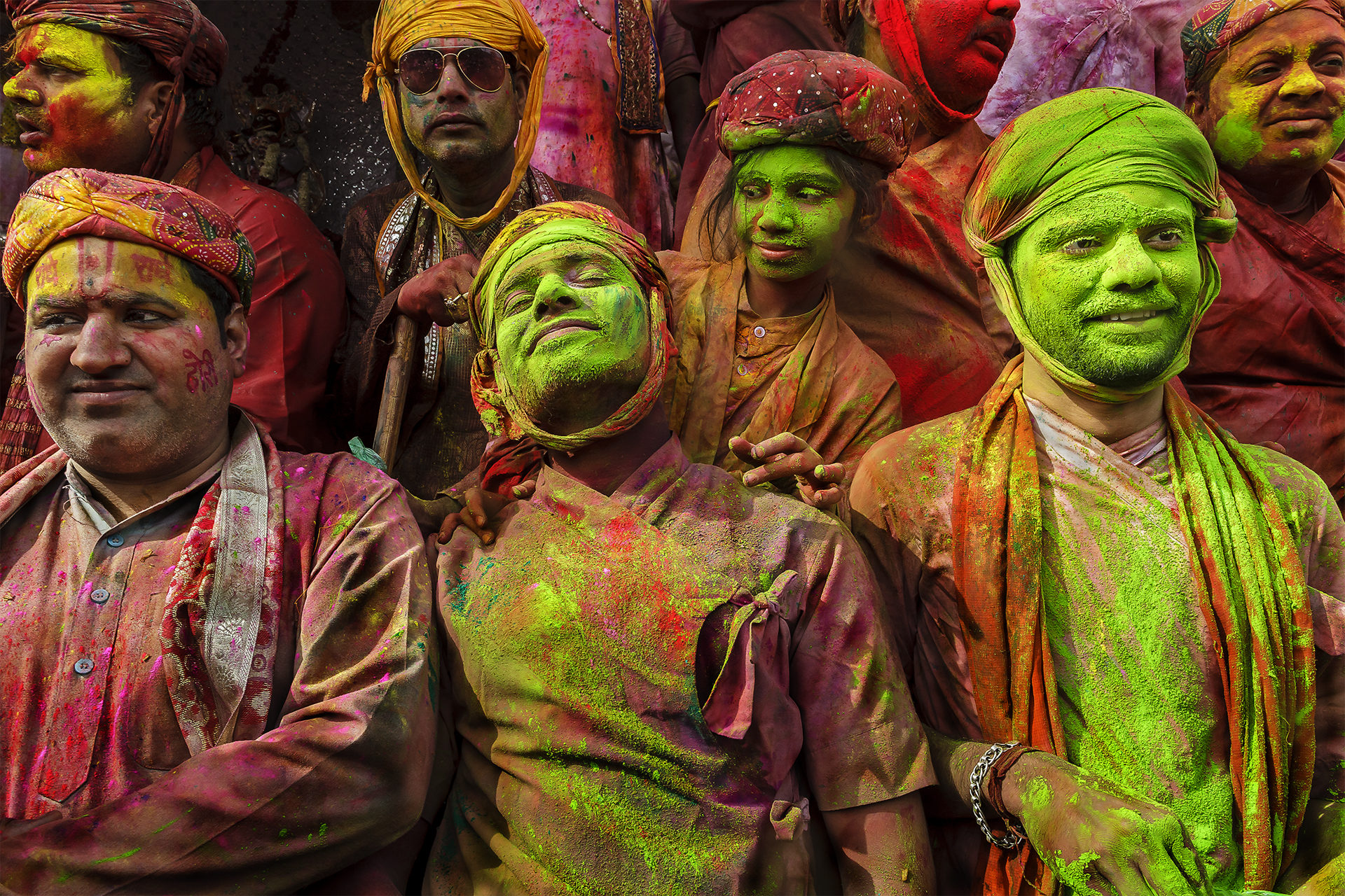 celebrazione del lathemar holi a barsana