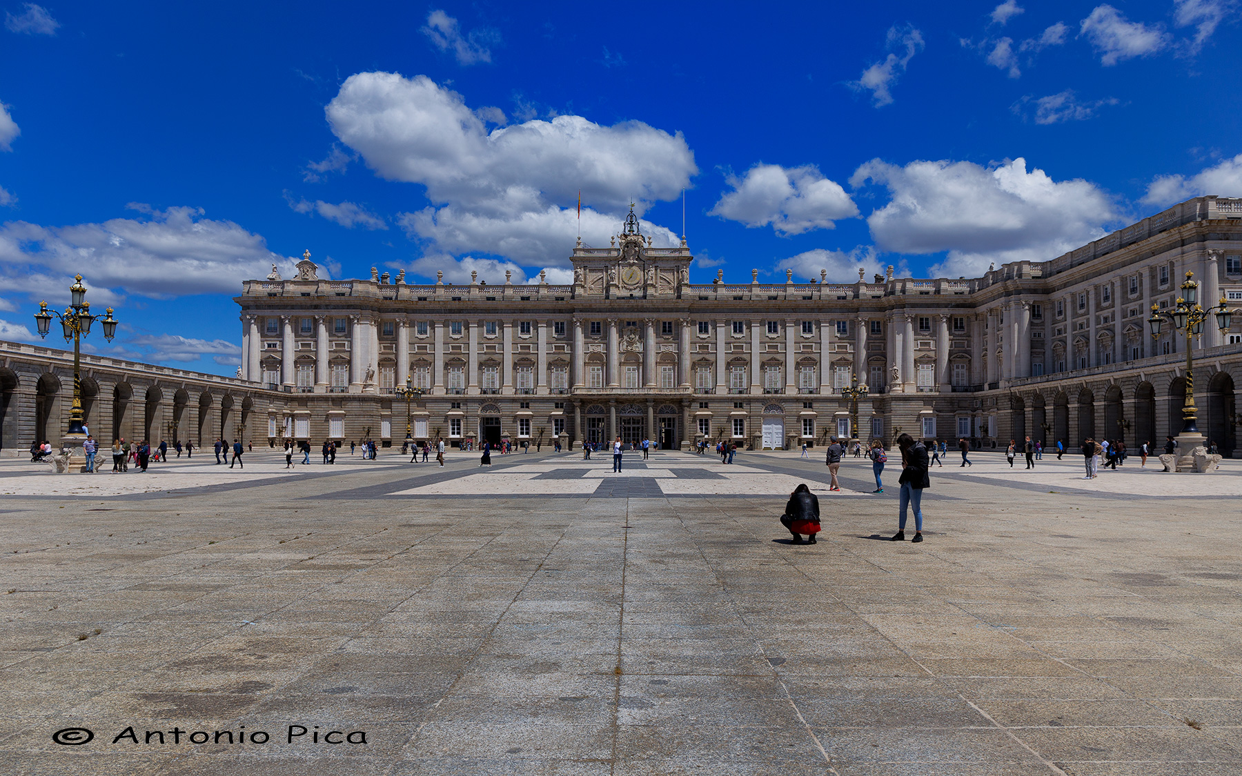 Courtyard Royal Palace Madrid