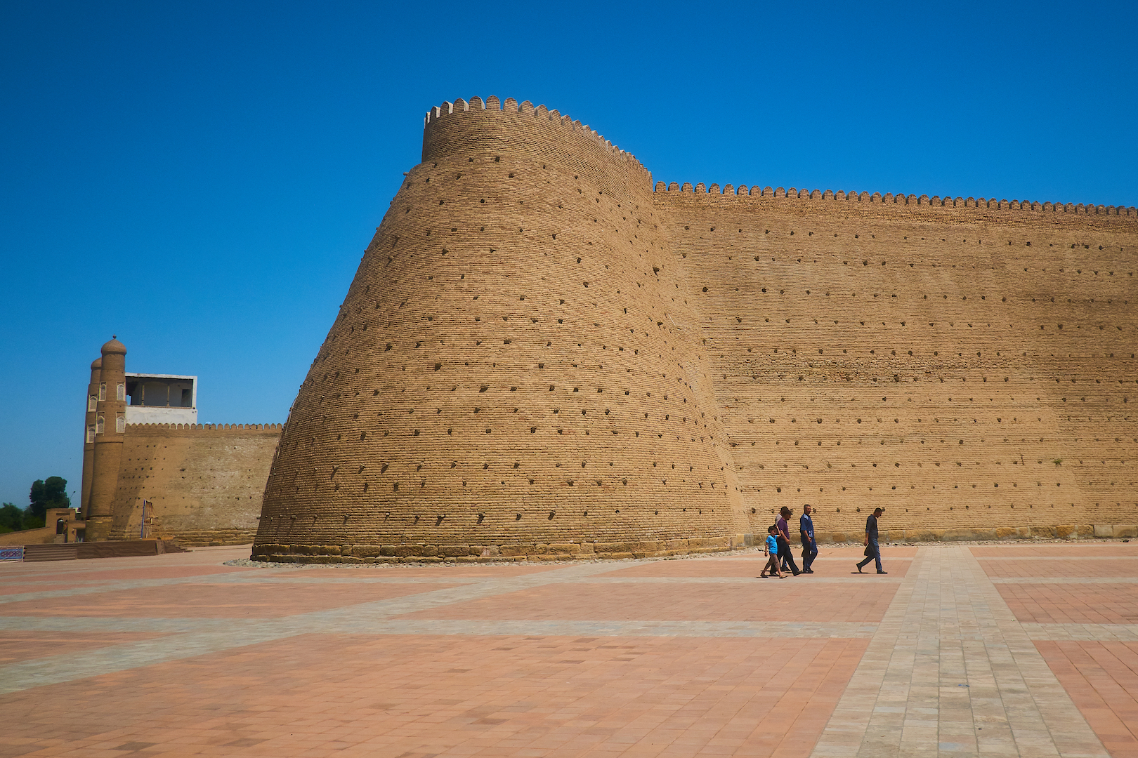 Bukhara-the walls of the old town