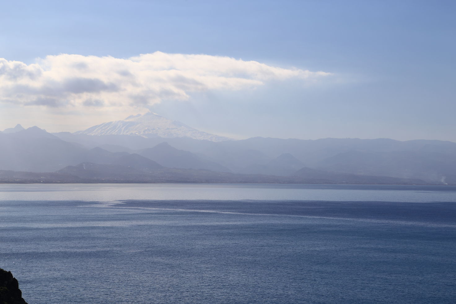 Etna seen from Capo Milazzo