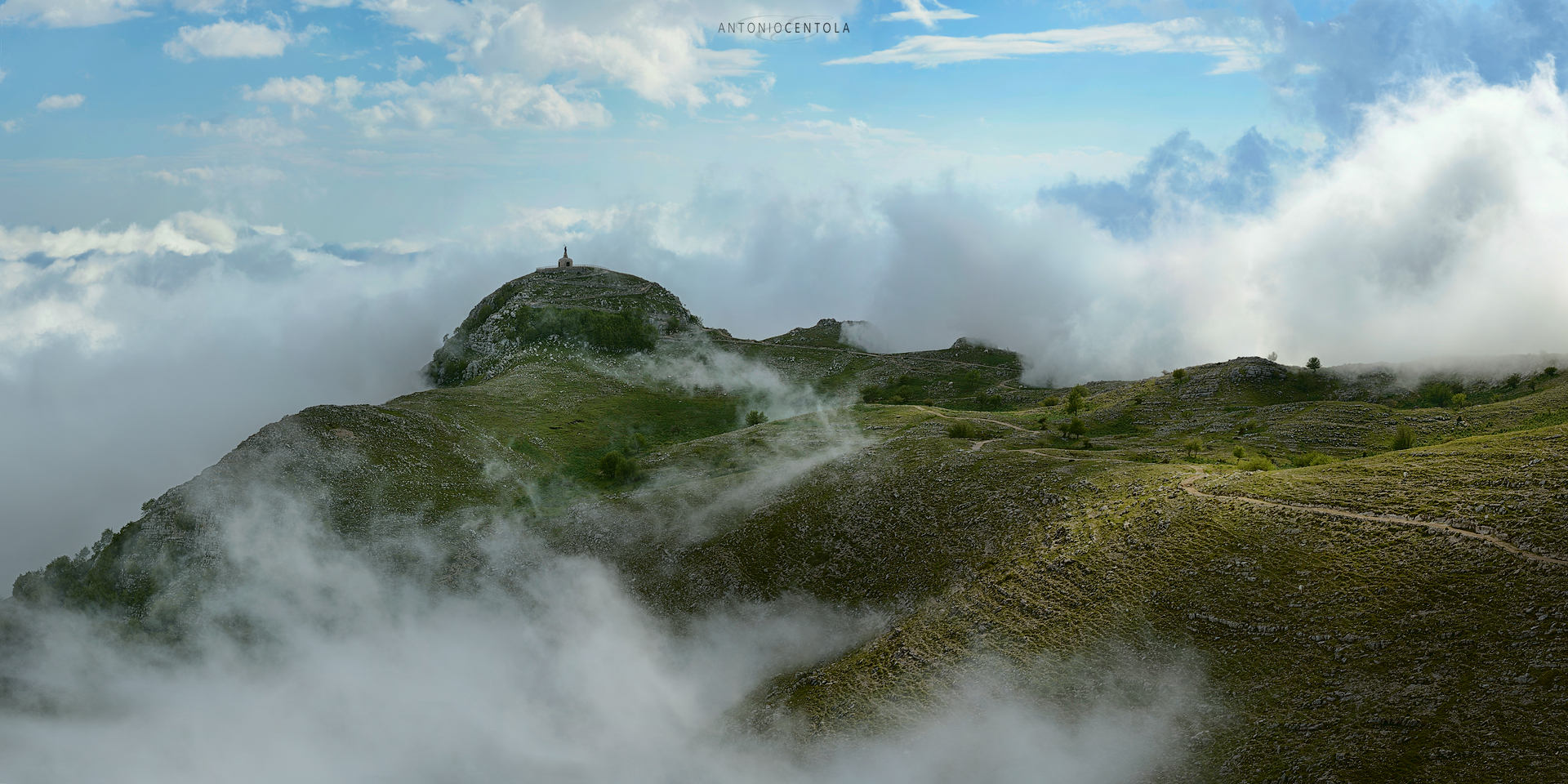 Top of the Redentore mountain-Aurunci Mountains