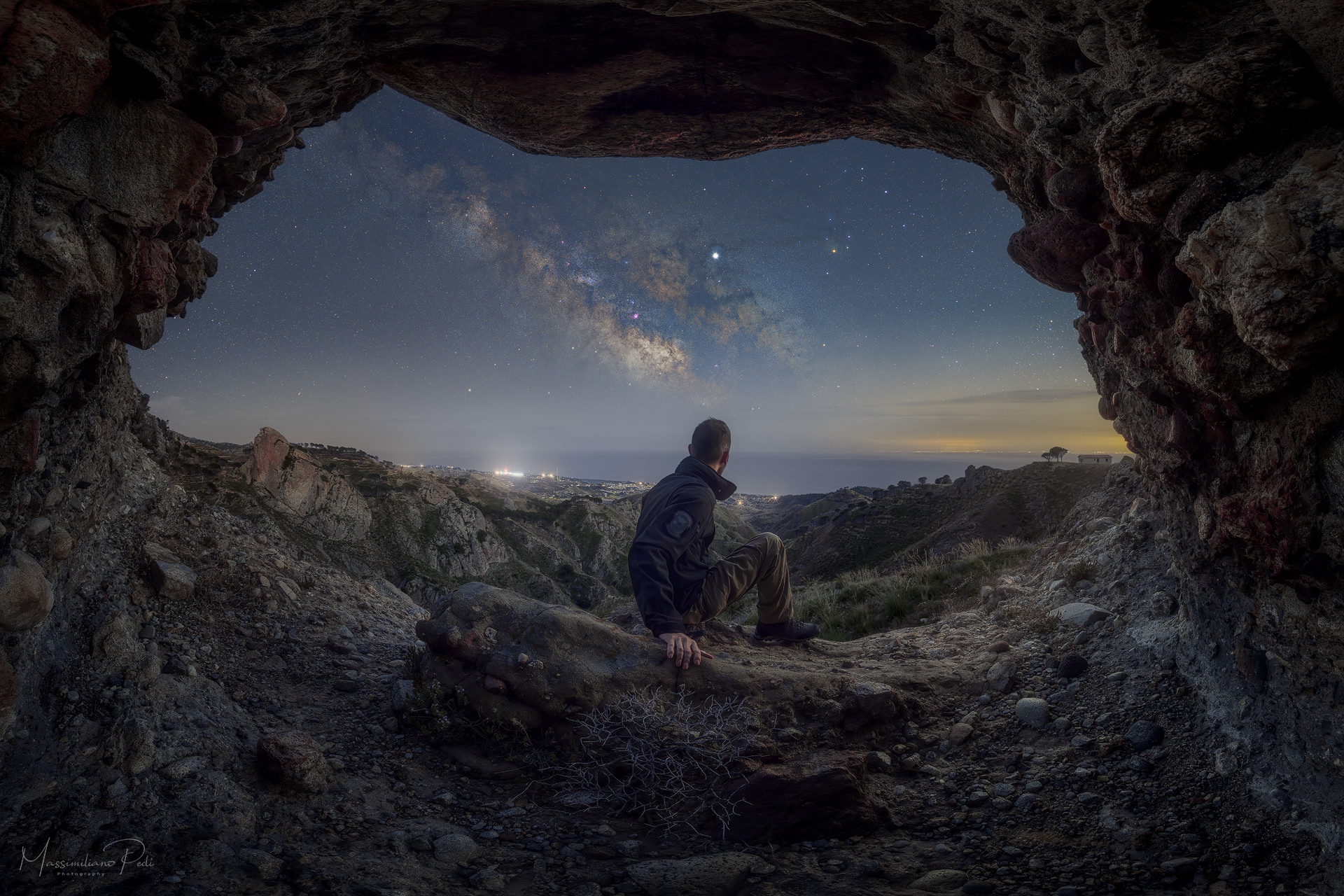 Night view from the creek