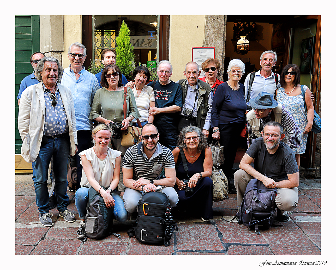 Group with the mythical Fonzie