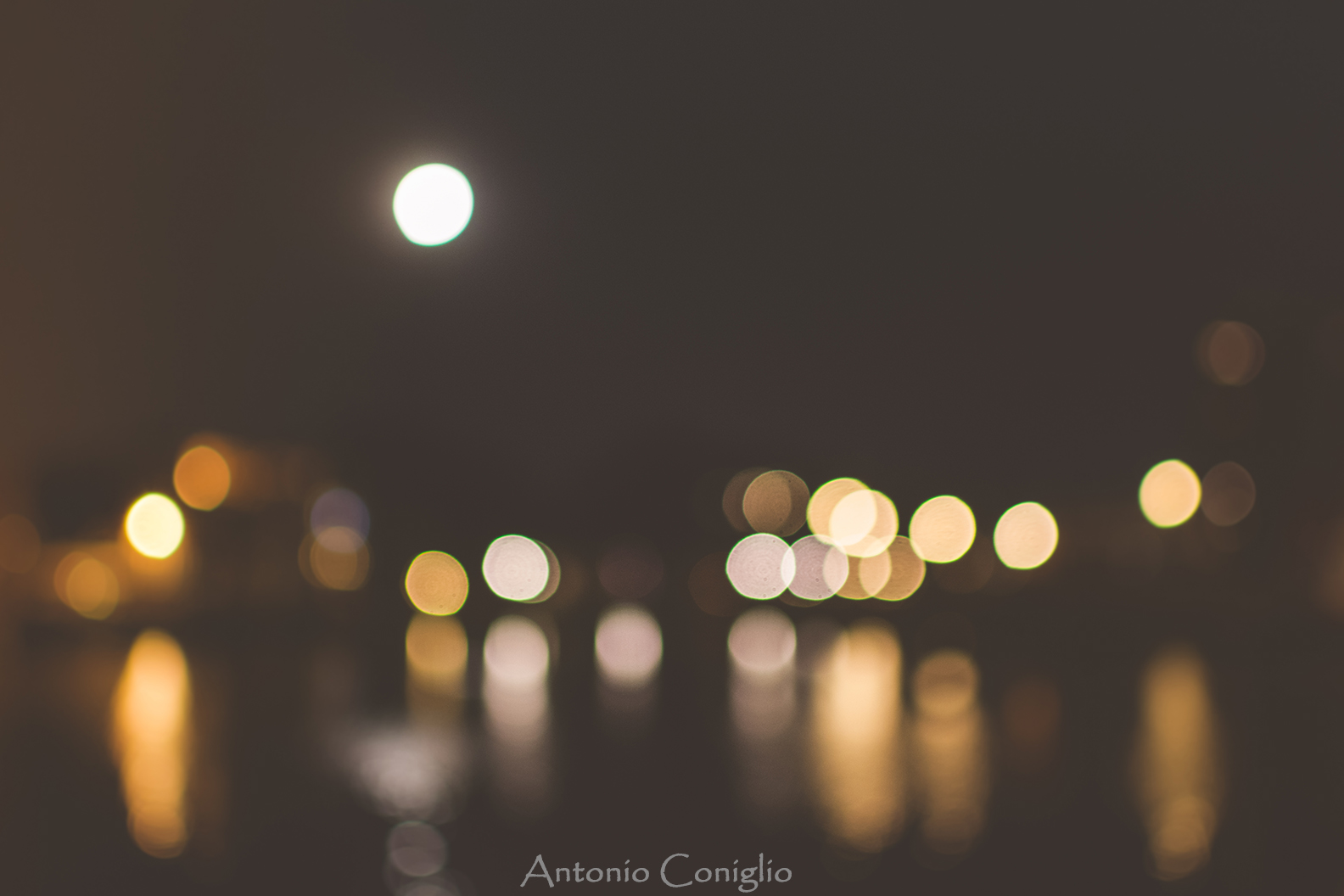 Full Moon over the canals-Delft