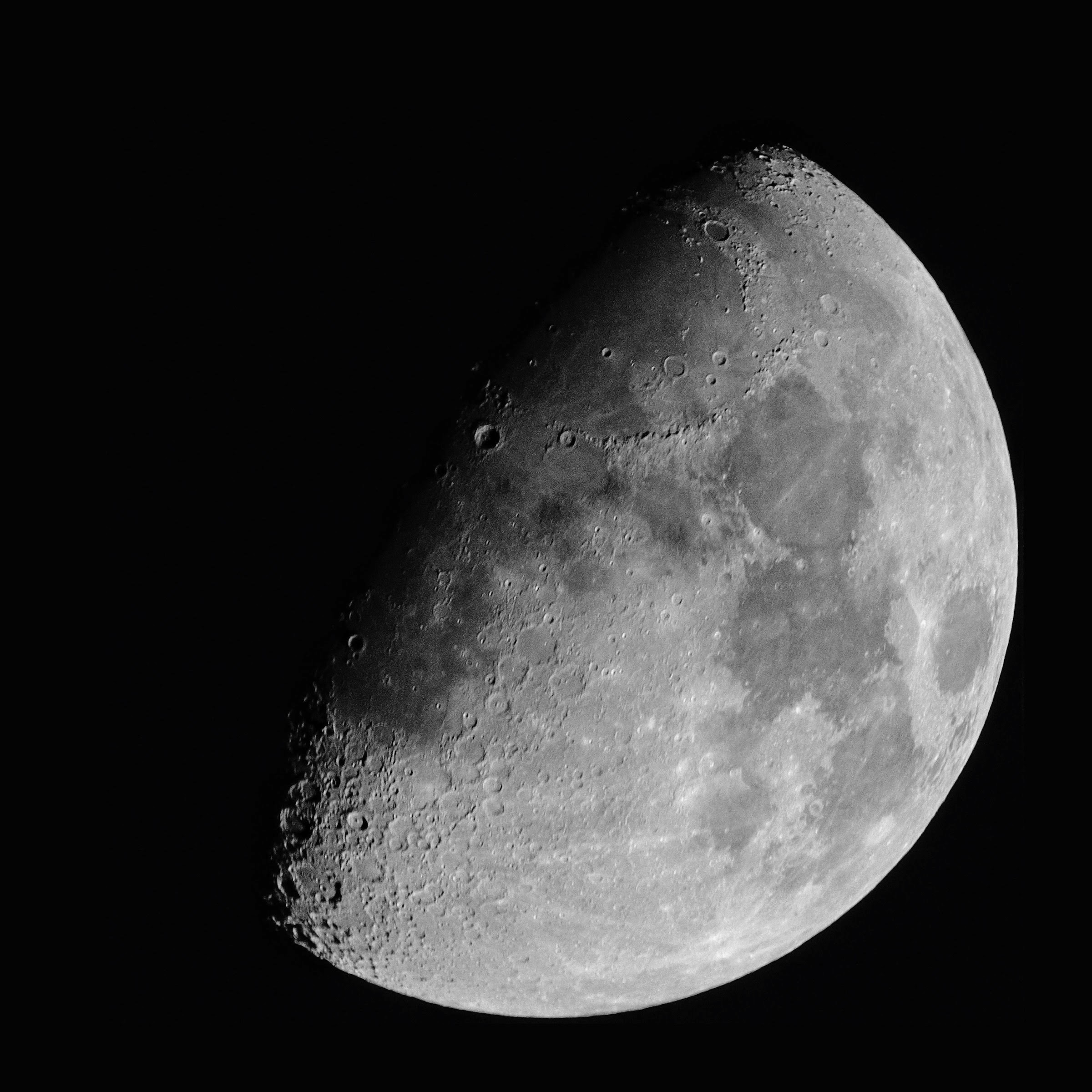 Moon with Terminator on Copernicus