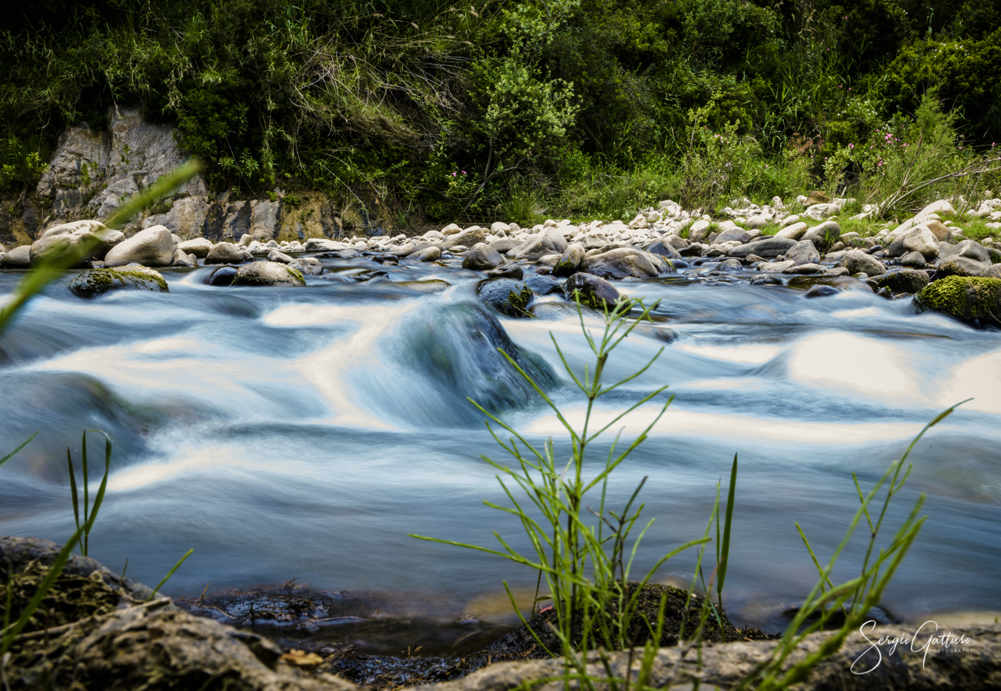 lunga esposizione sul fiume