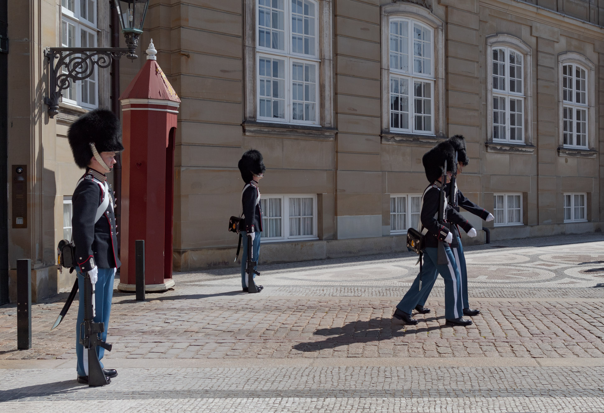 Change of the Danish guard
