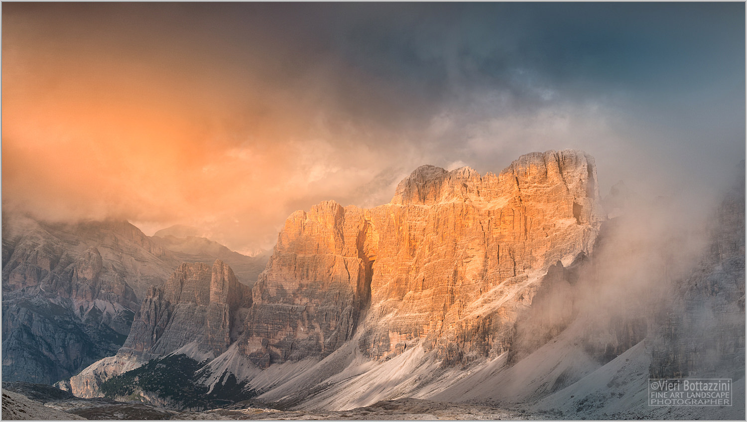 From the top of the little Lagazuoi, Dolomites