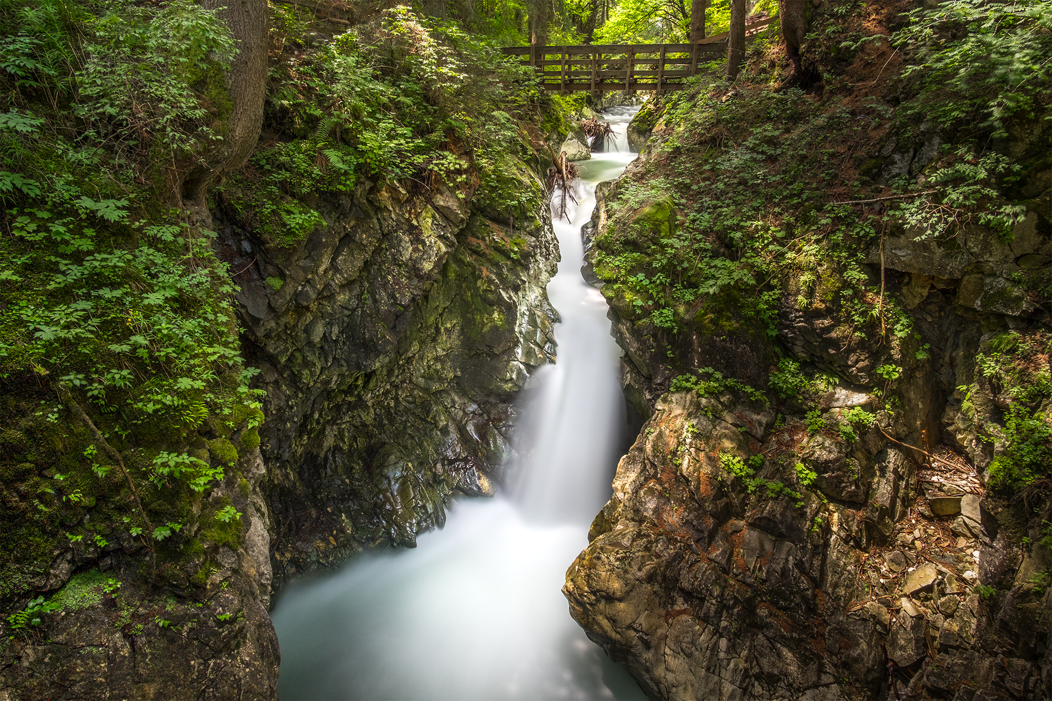 Stanghe Falls, Italy - July 24, 2017